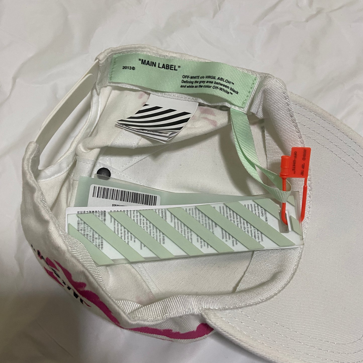 Off-White “Impressionism” stripe hat