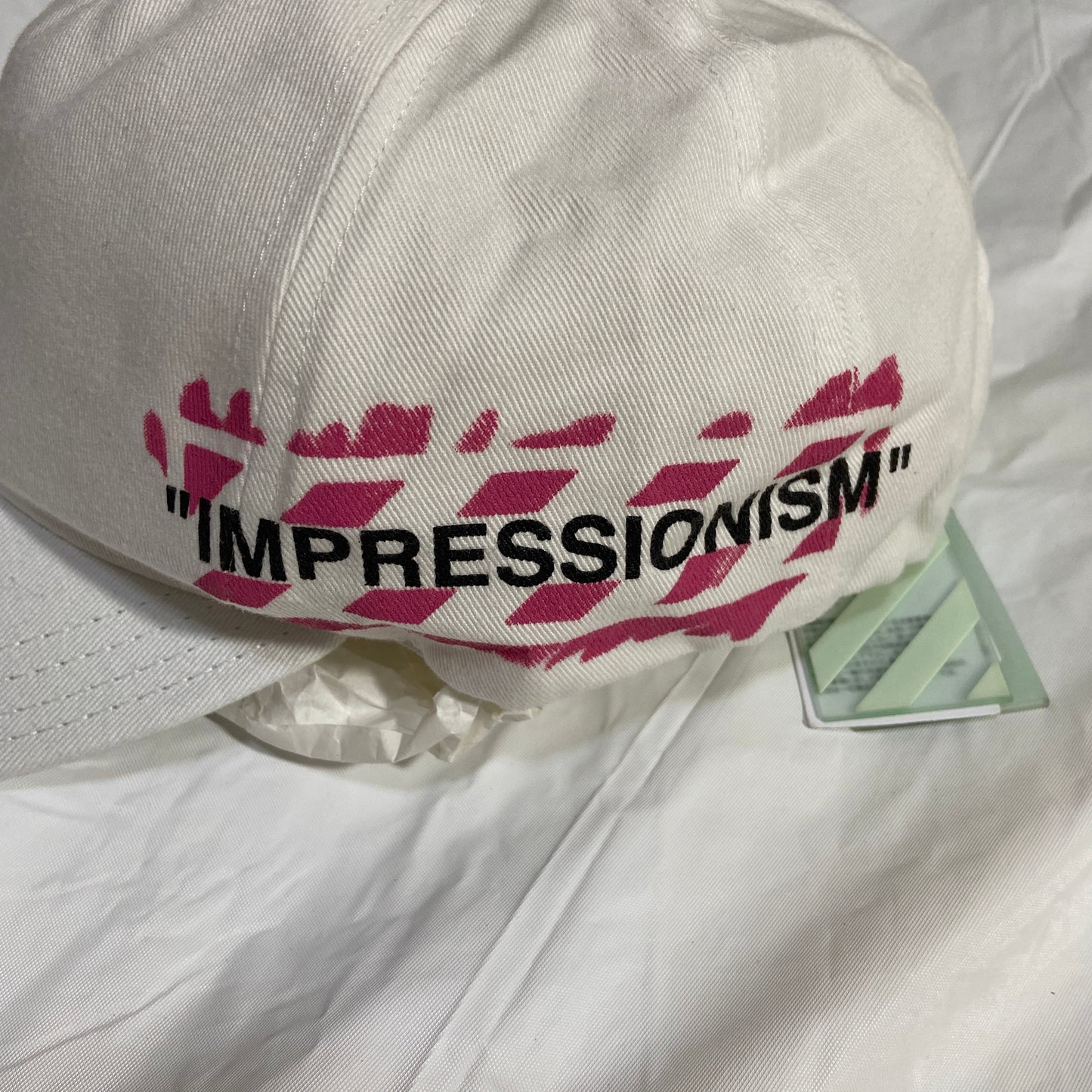 Off-White “Impressionism” stripe hat