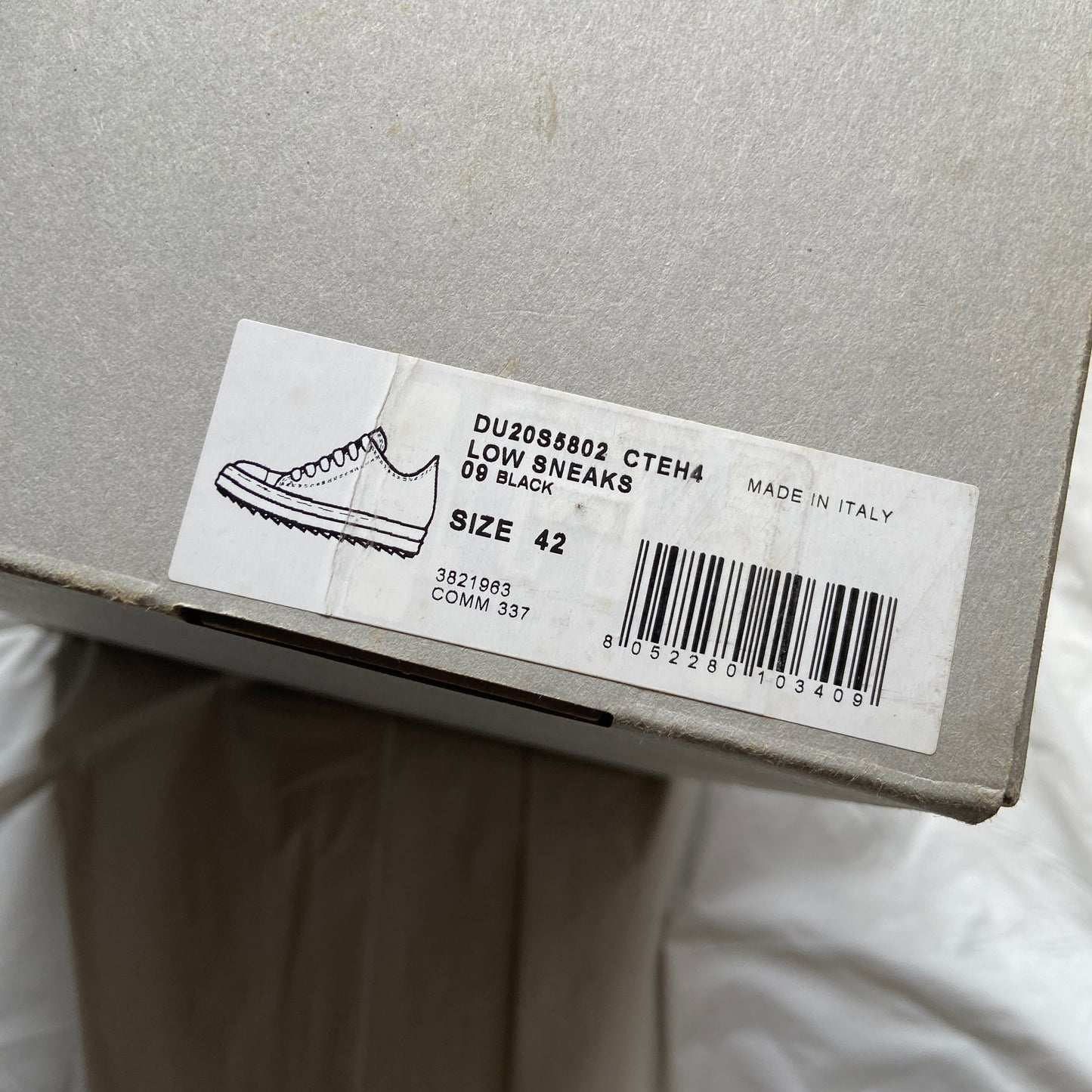 Rick Owens DRKSHDW low Ramones 42