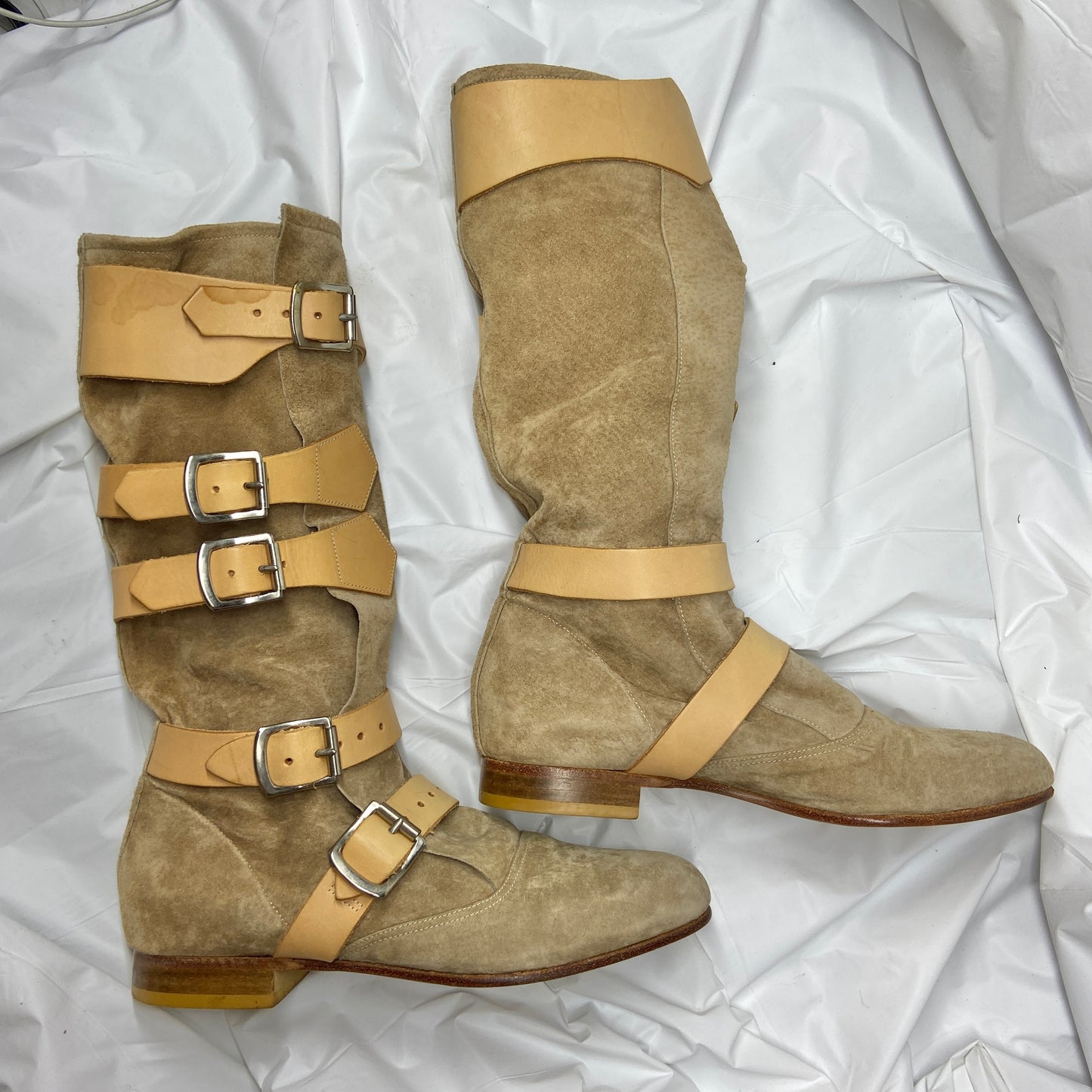 Vivienne Westwood suede leather pirate boots 37