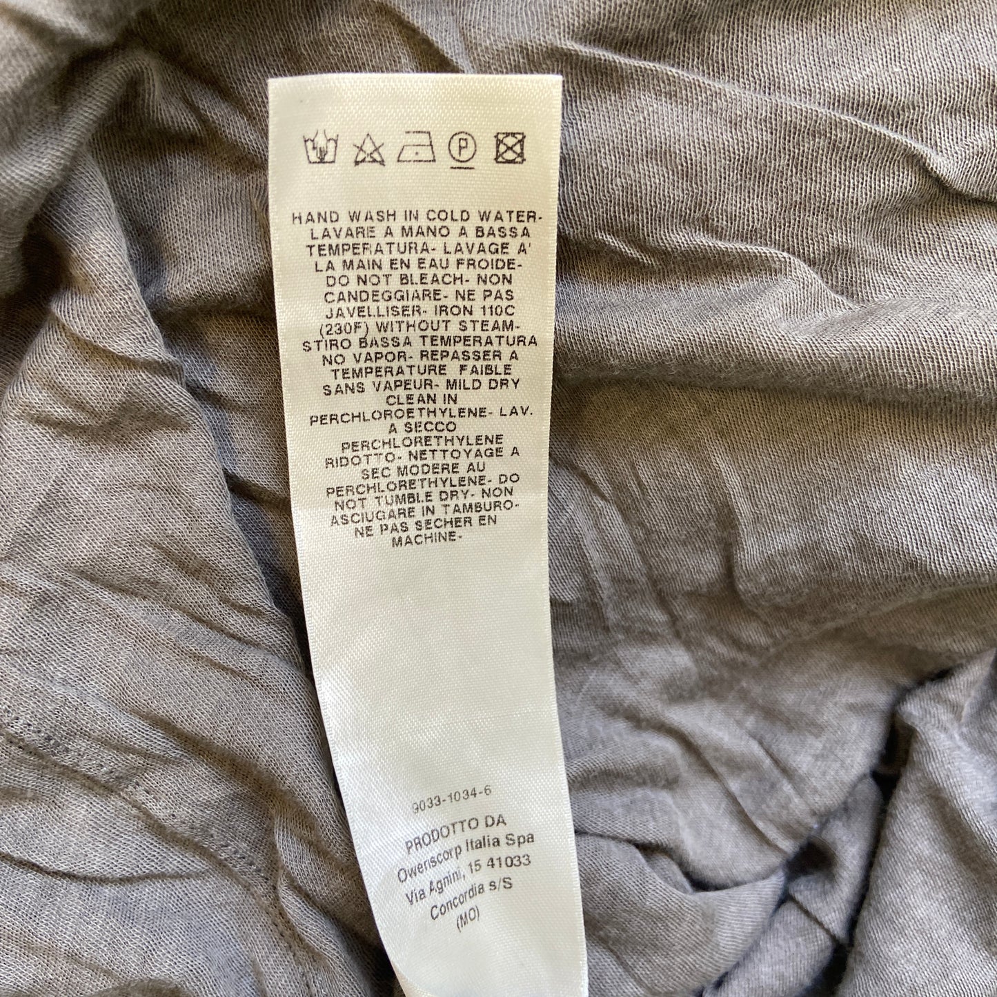 Rick owens double-layered jersey tee M