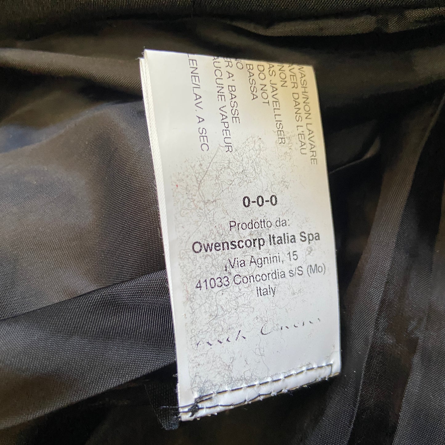 Rick Owens ss17 Walrus boner pillar long waxed skirt 40