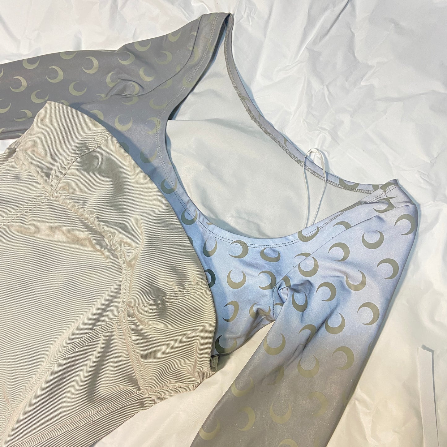 Marine Serre Fw19 moon print denim dress