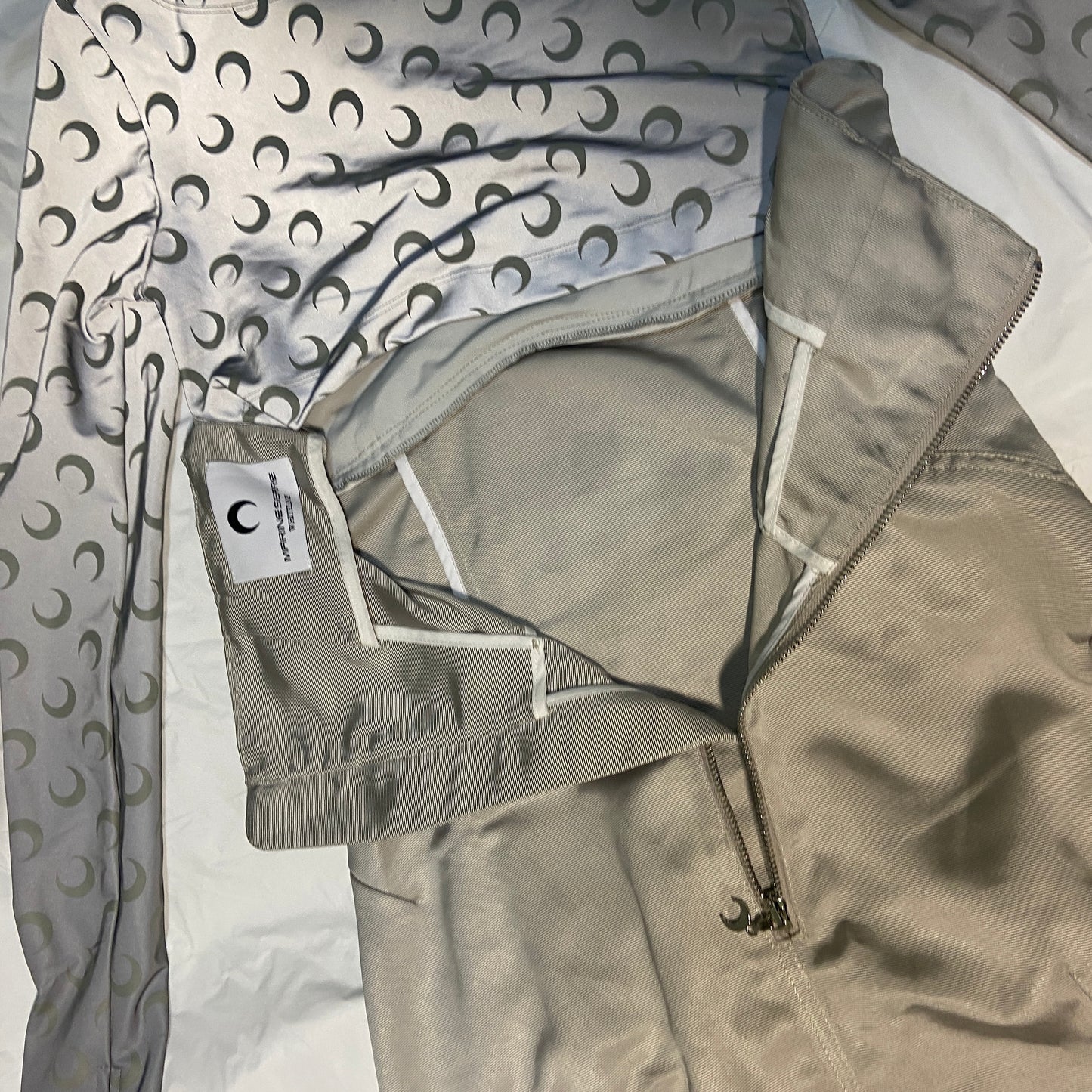 Marine Serre Fw19 moon print denim dress