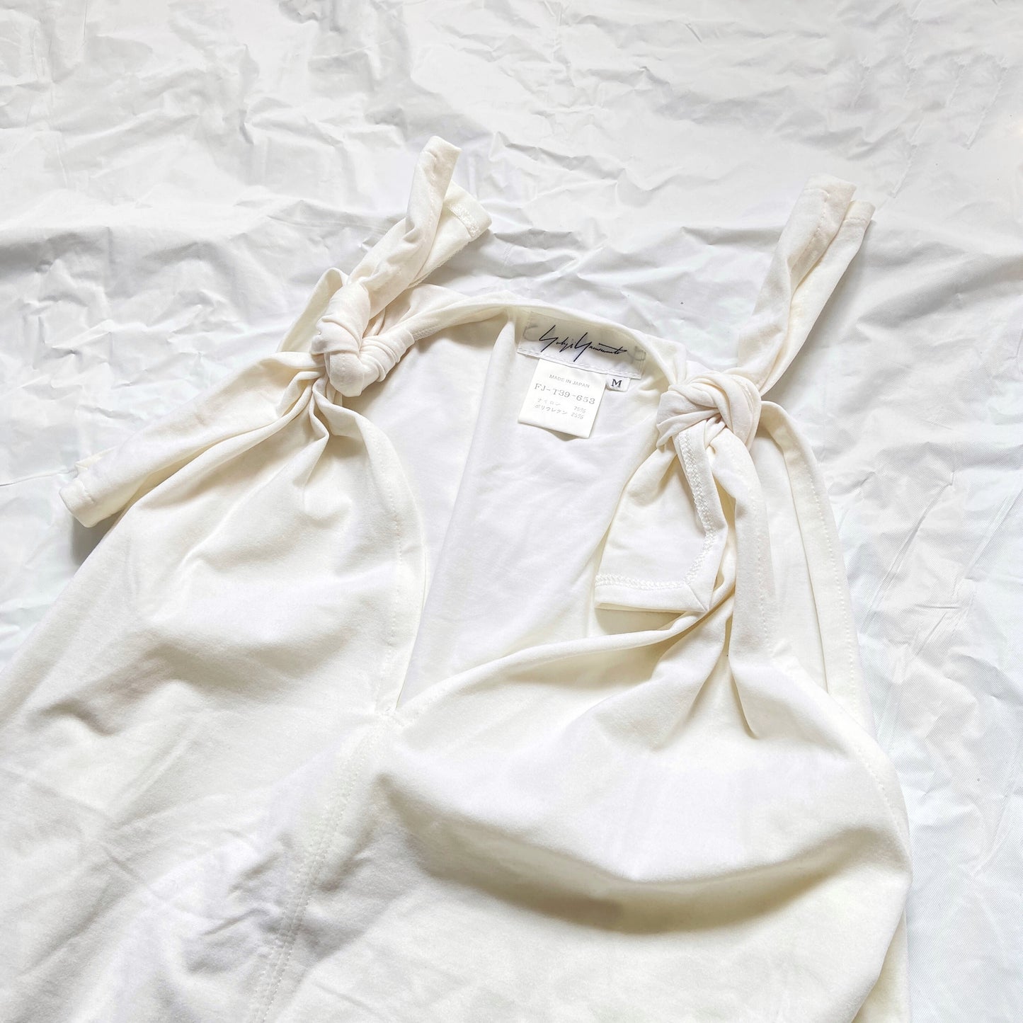 Yohji Yamamoto spring 1998 knot top M