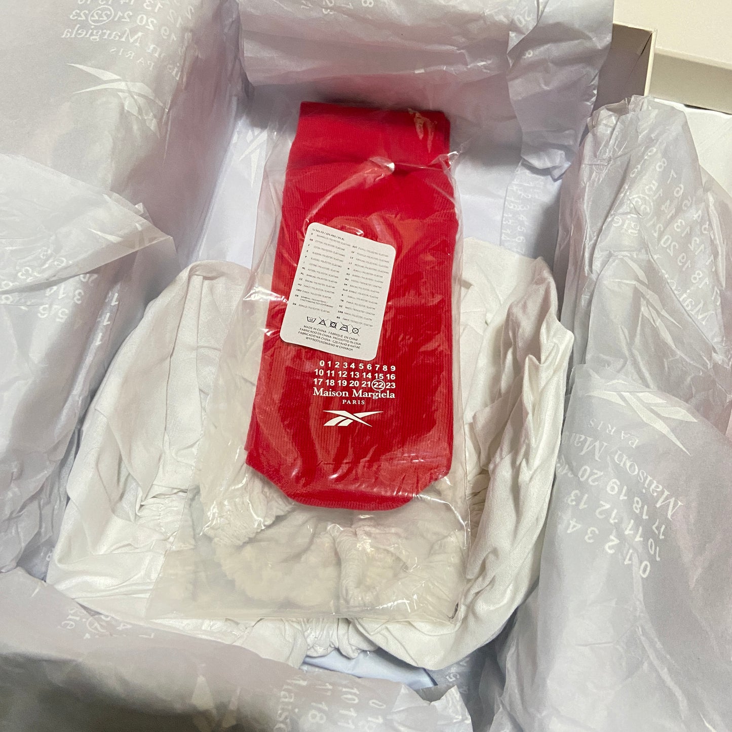 Maison margiela x Reebok tabi red classics low 43