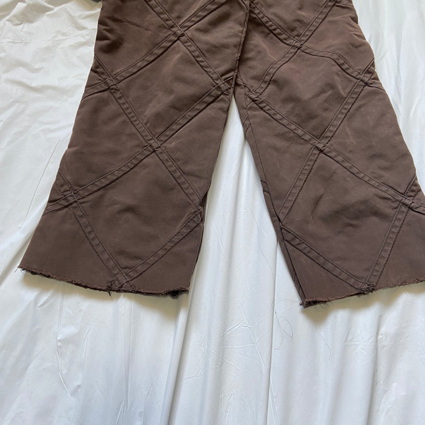 Junya Watanabe 2004 Man pink diamond cut flared jeans ss02 2002