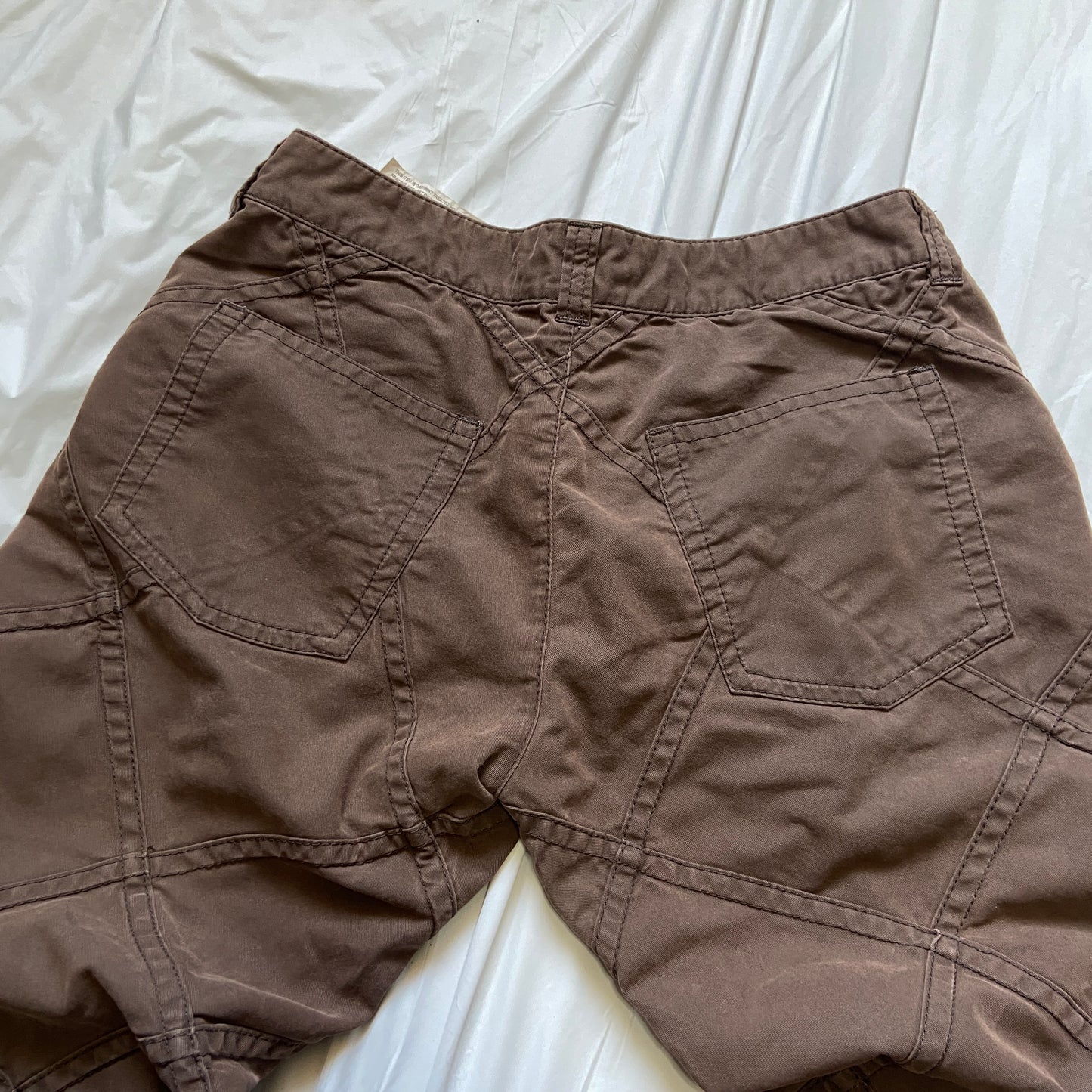 Junya Watanabe 2004 Man pink diamond cut flared jeans ss02 2002