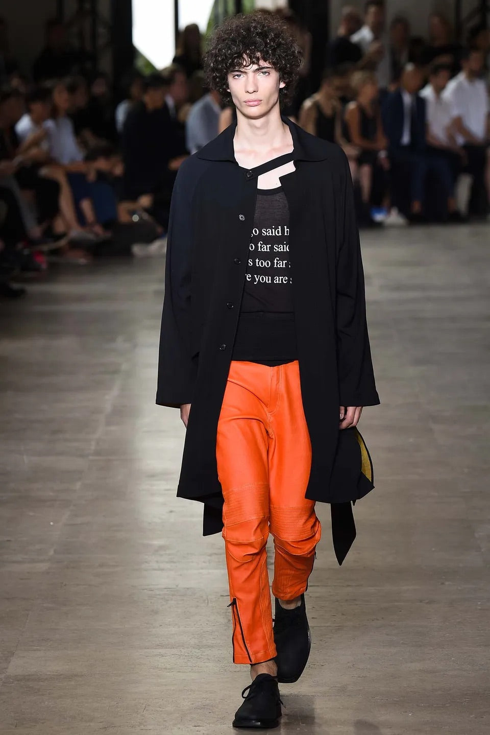 Ann Demeulemeester ss16 poem crewneck sweater