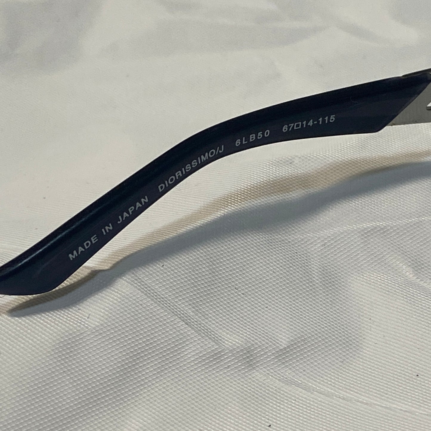 Dior John Galliano minimalist mirrored sunglasses