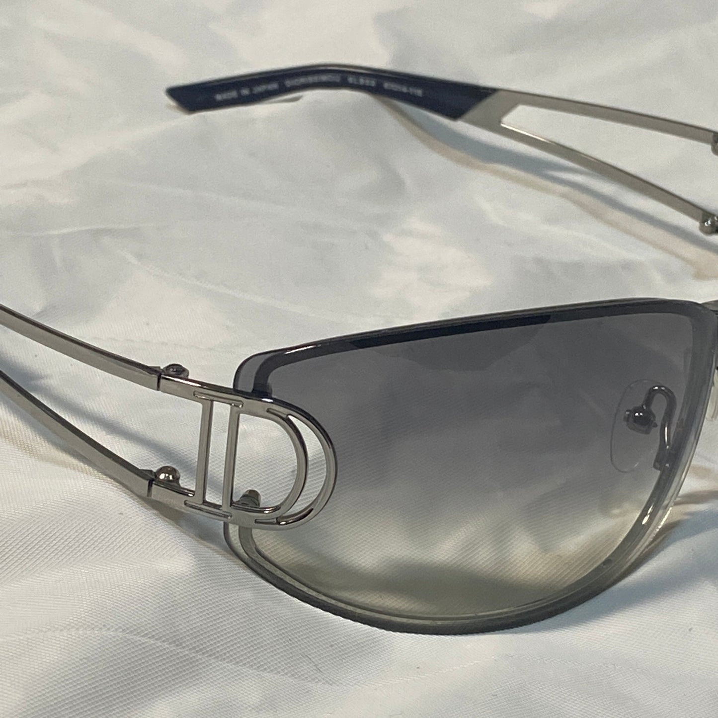 Dior John Galliano minimalist mirrored sunglasses