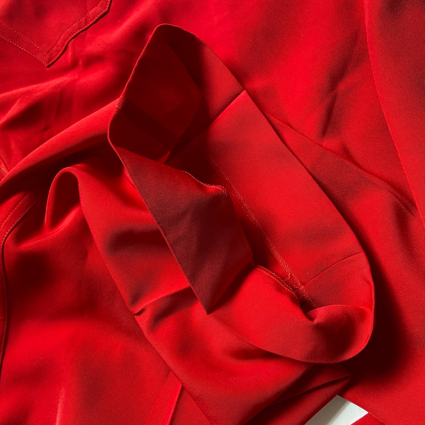 Balenciaga Bwnt ss19 runway set red 80s boxy shoulder blazer pants suit set 44