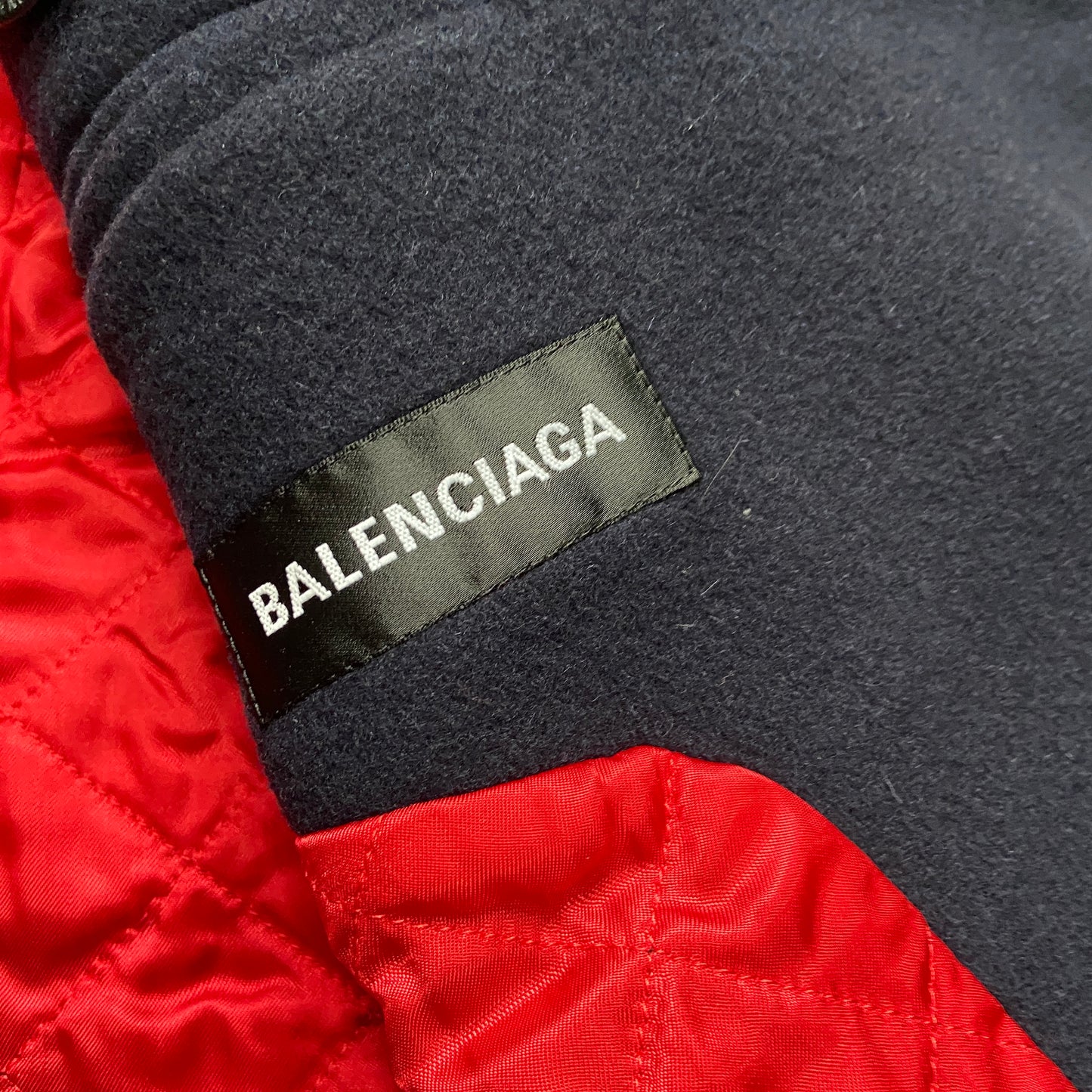 Balenciaga Ss19 runway 80s boxy shoulder camel wool coat jacket 48