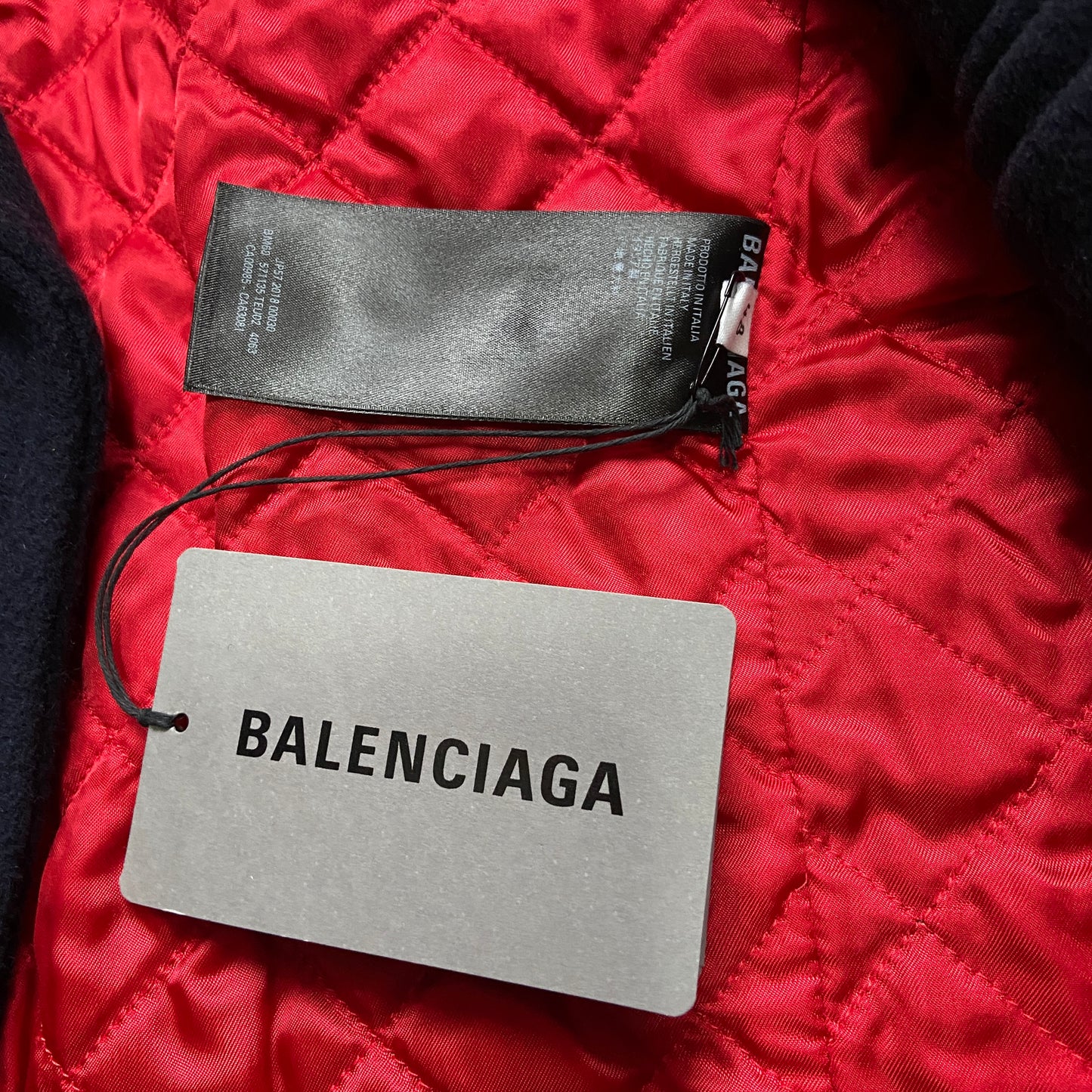 Balenciaga Ss19 runway 80s boxy shoulder camel wool coat jacket 48