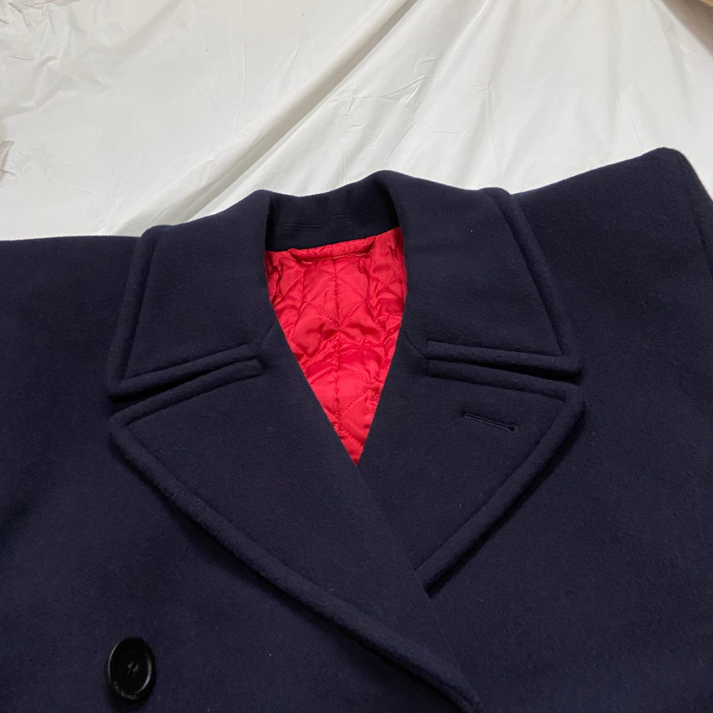 Balenciaga Ss19 runway 80s boxy shoulder camel wool coat jacket 48