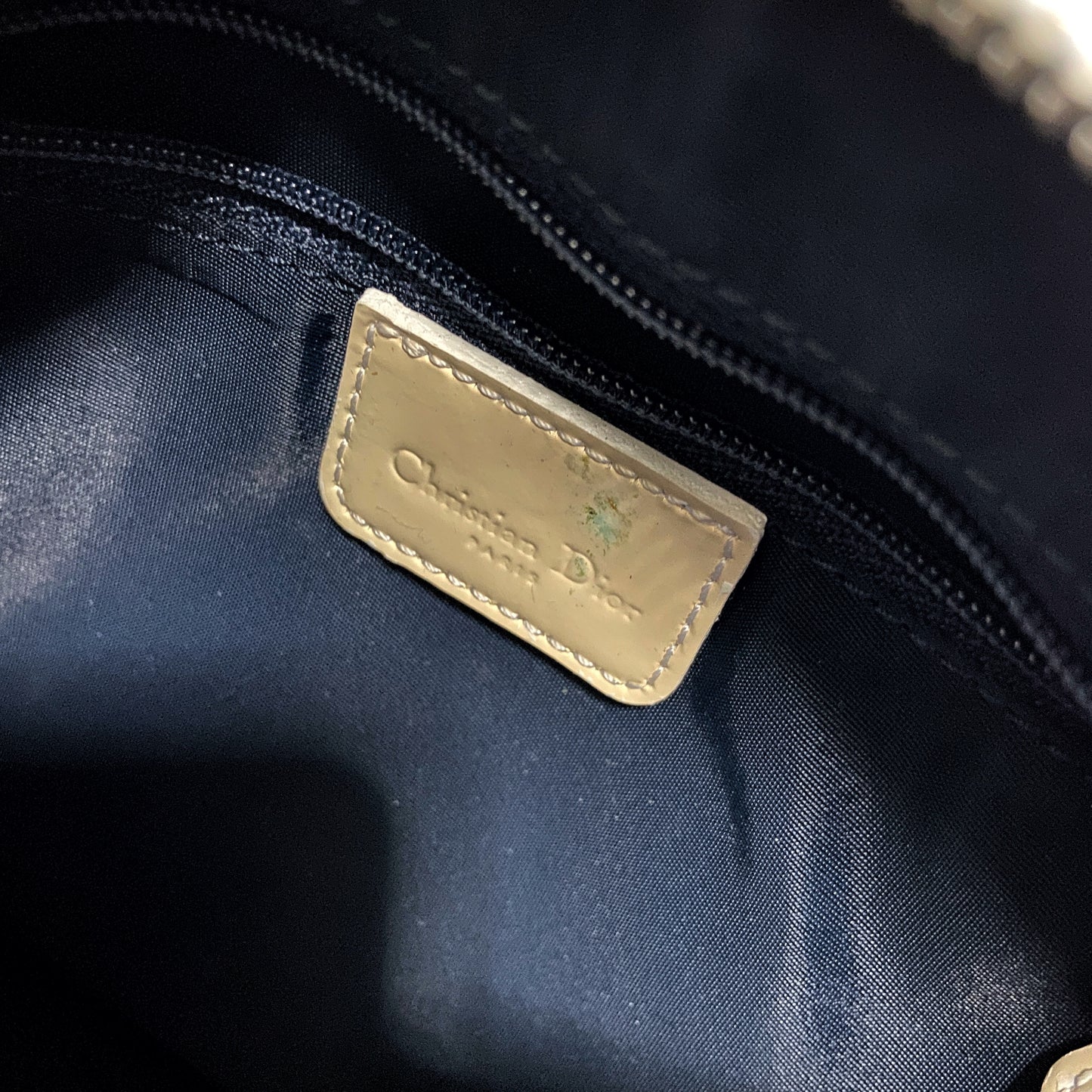 Christian Dior Galliano Spring 2005 Baby Blue Trotter Bowler Bag