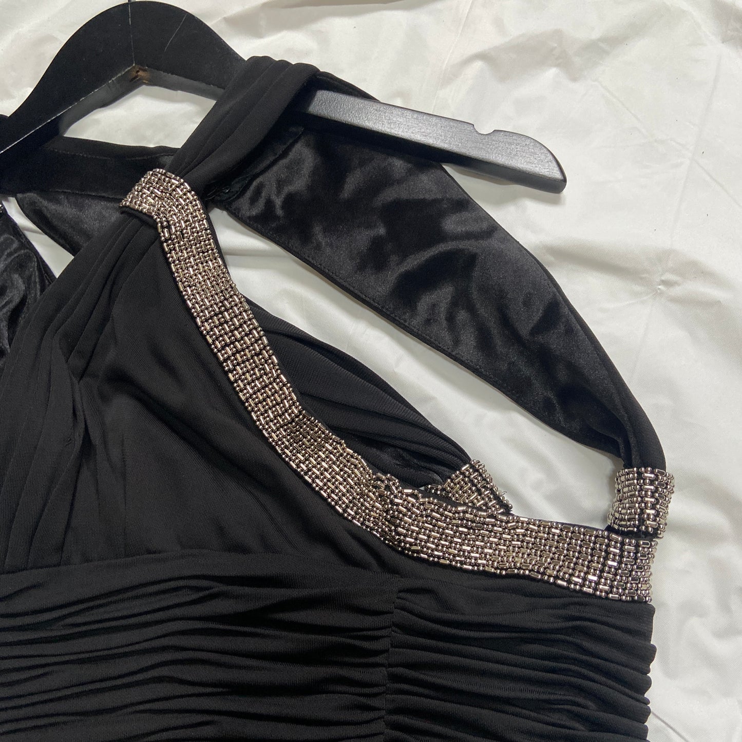 Roberto cavalli bead embossed evening dress 38