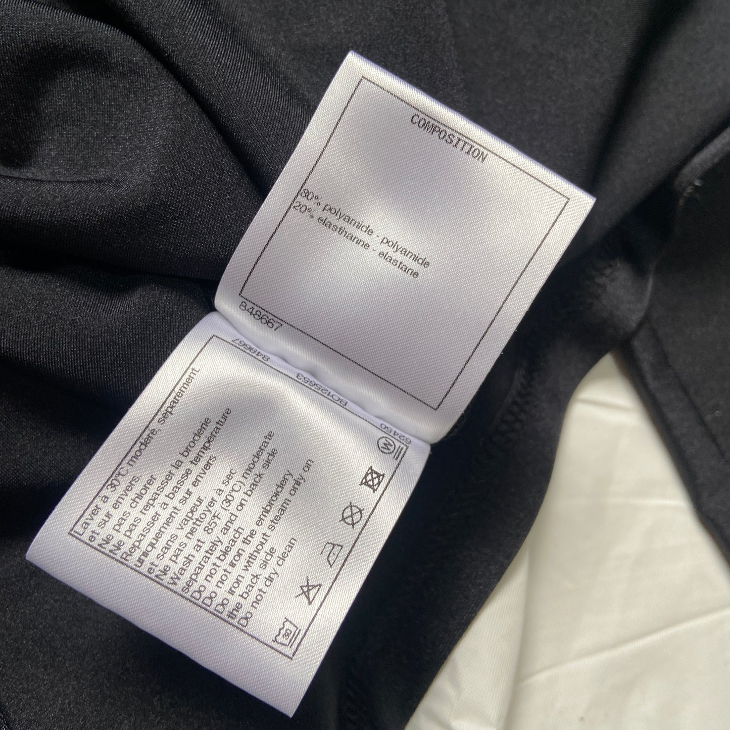 Chanel pink logo stretch top 38