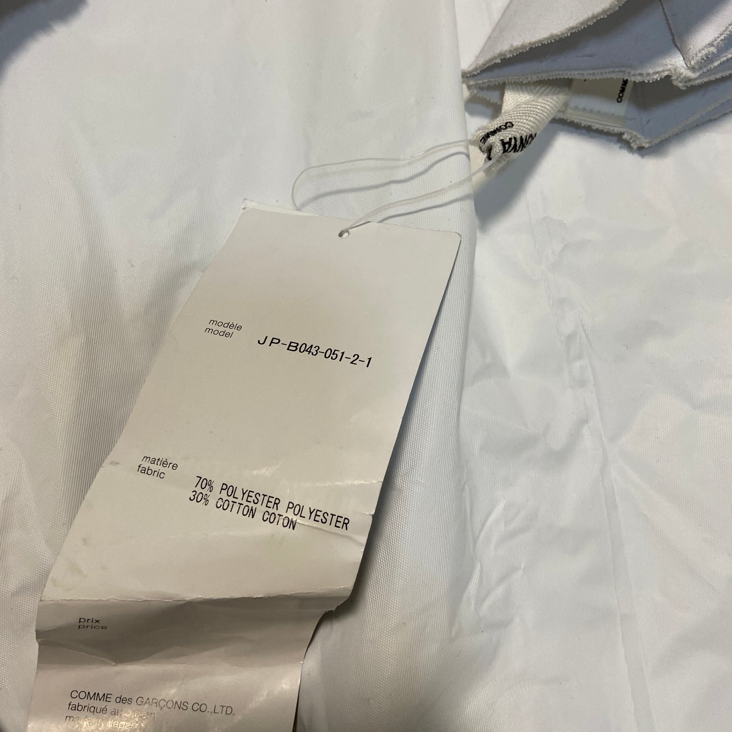 Junya watanabe fw15 white spike prism scarf