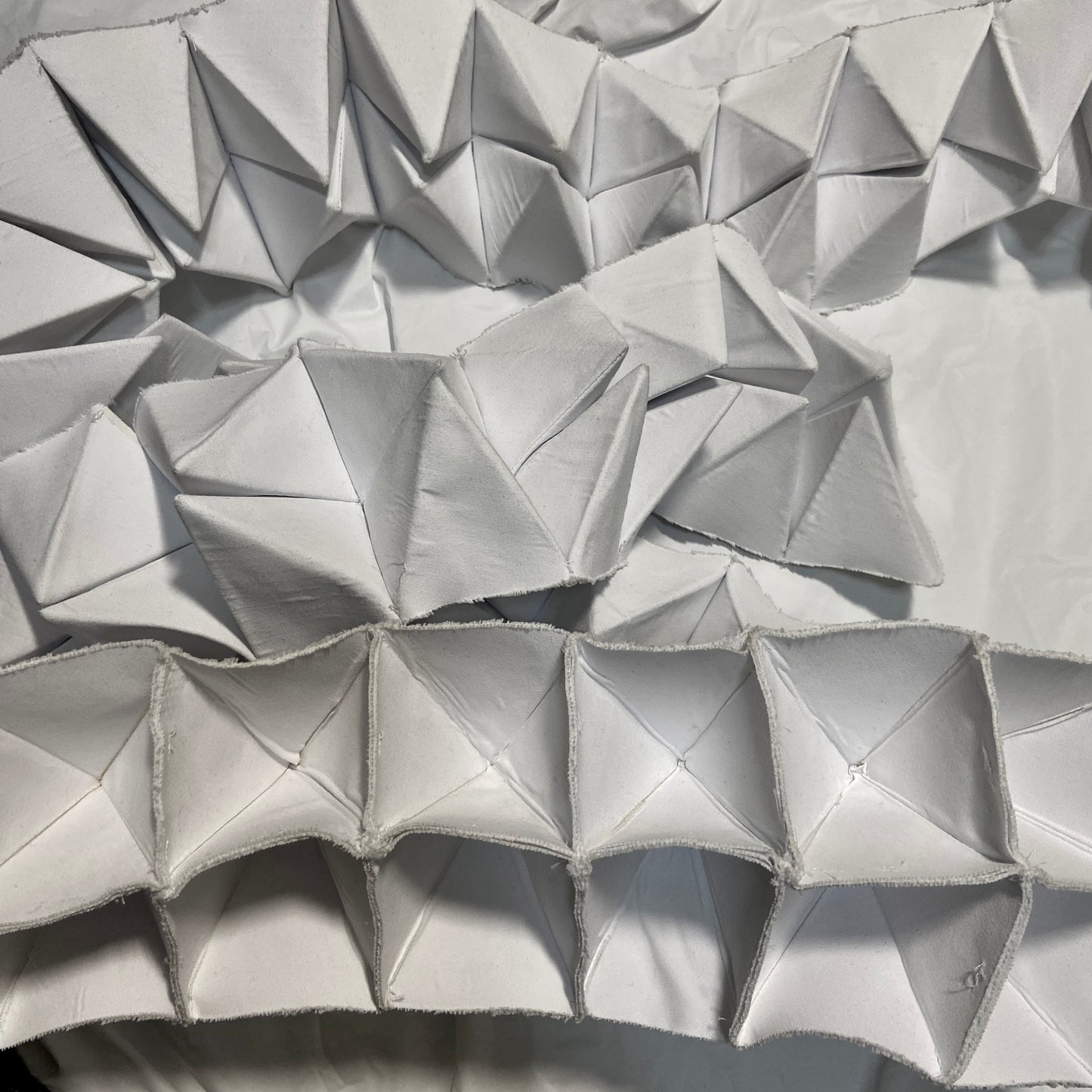 Junya watanabe fw15 white spike prism scarf