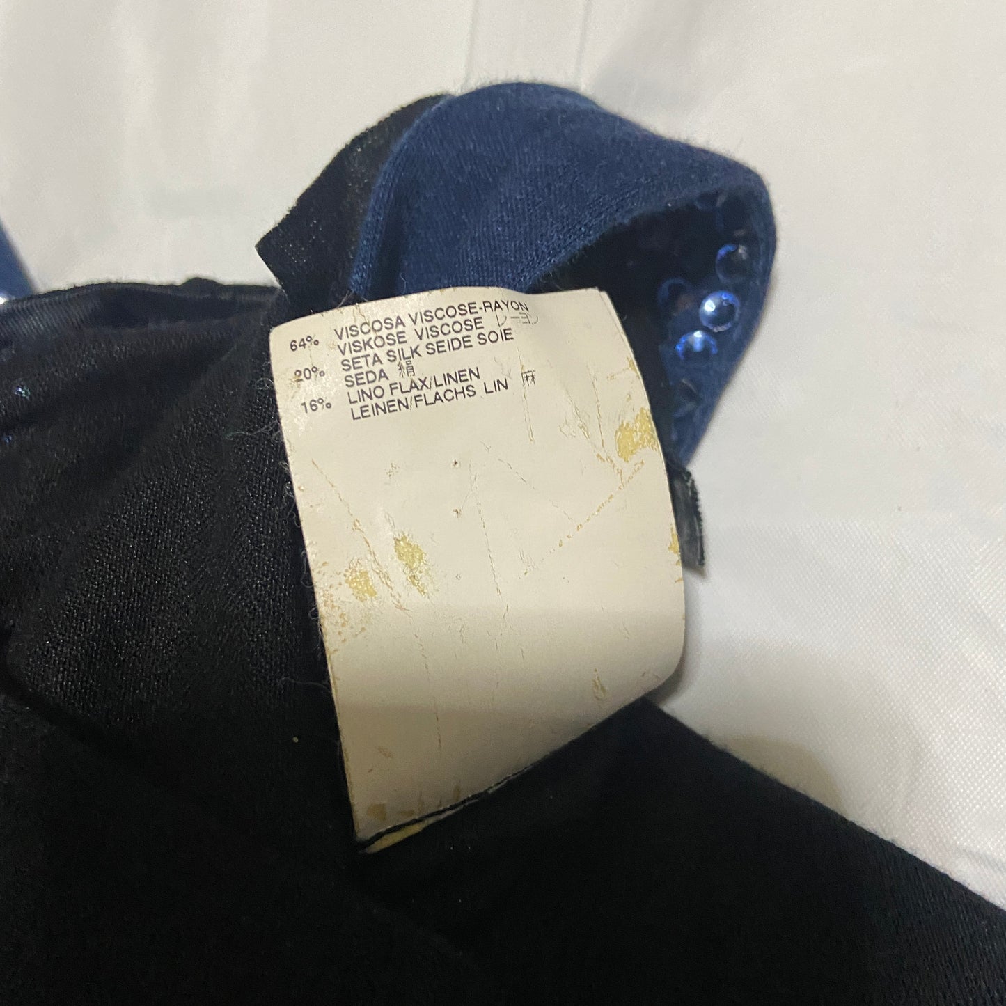 Maison Martin Margiela ss09 Swarovski rhinestone bondage strap top