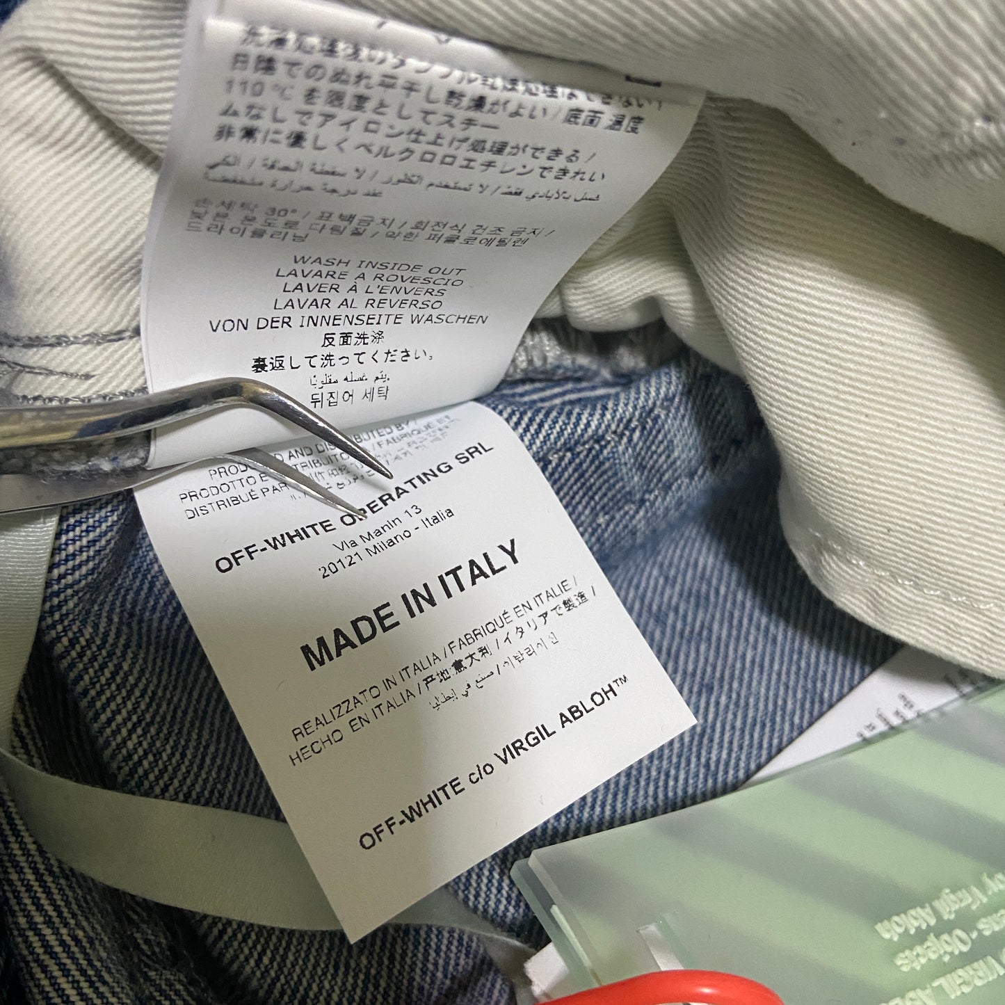 Off-white shaped baggy boyfriend jeans 30