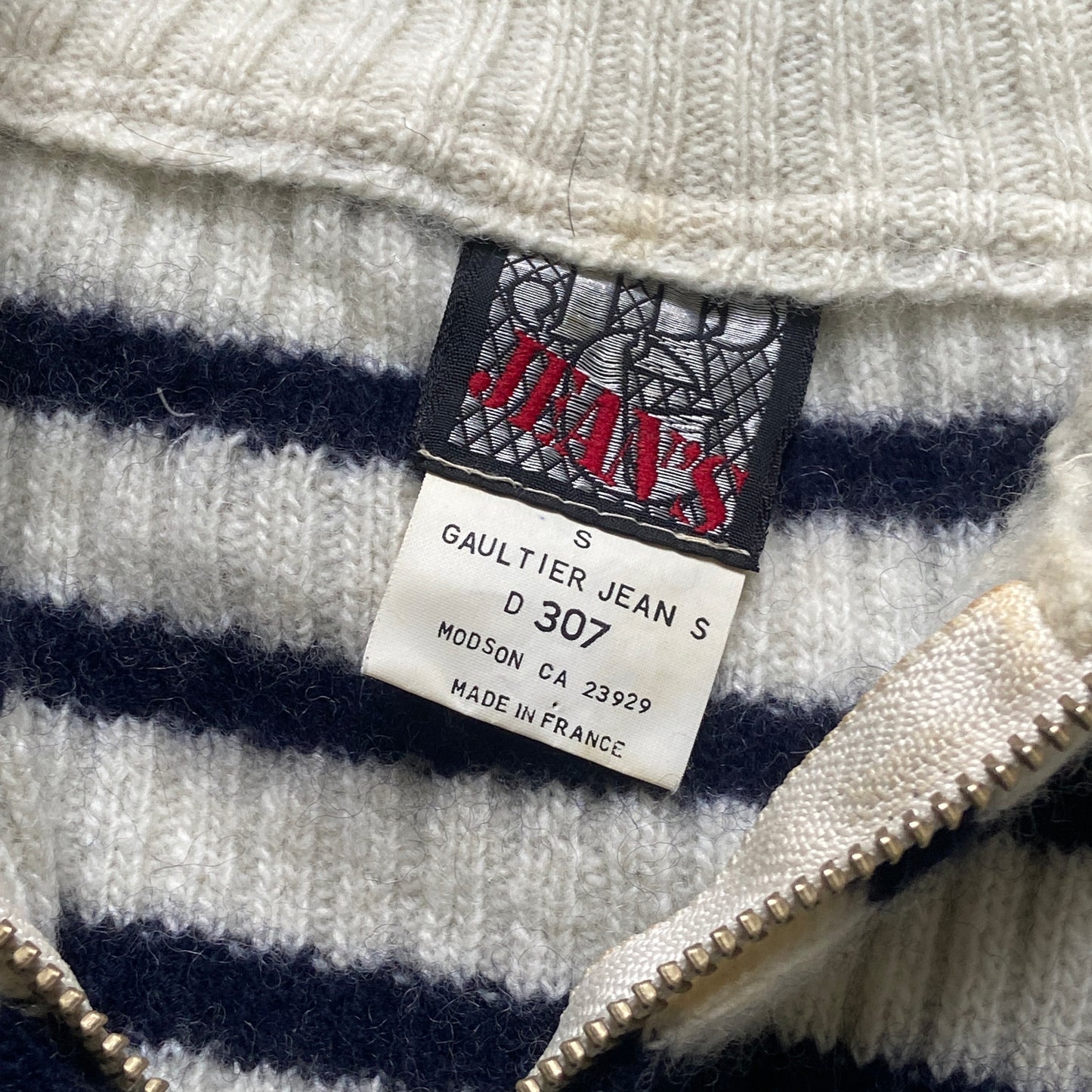 Jean paul gaultier jean’s striped knit oversized sweater S