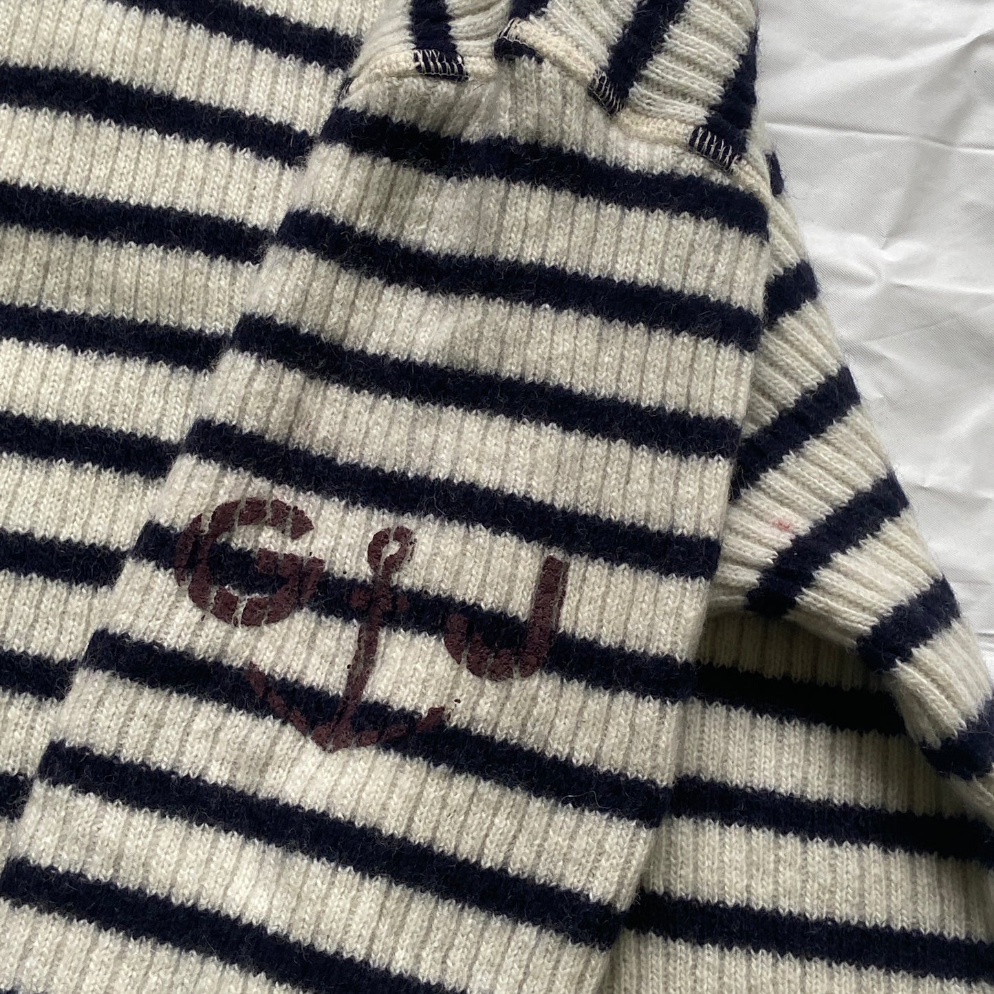 Jean paul gaultier jean’s striped knit oversized sweater S