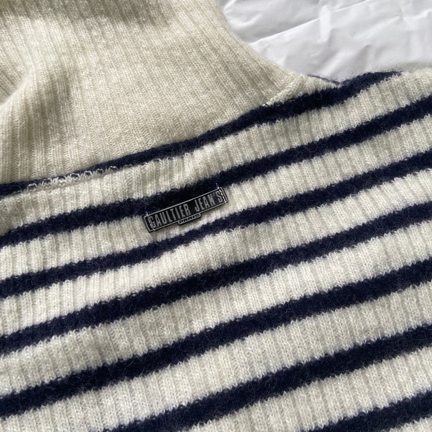 Jean paul gaultier jean’s striped knit oversized sweater S