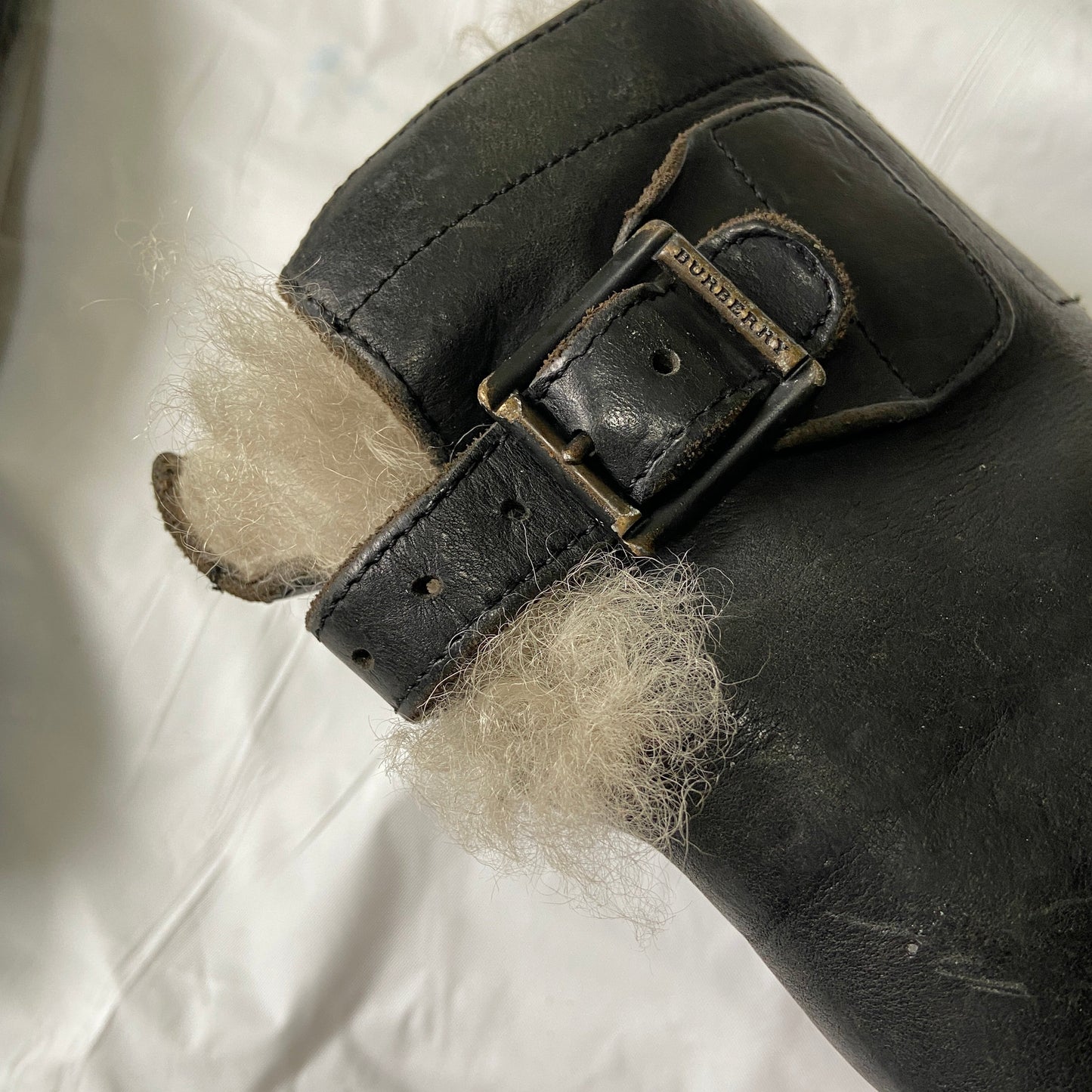 Burberry Prorsum aw10 shearling leather boots 41