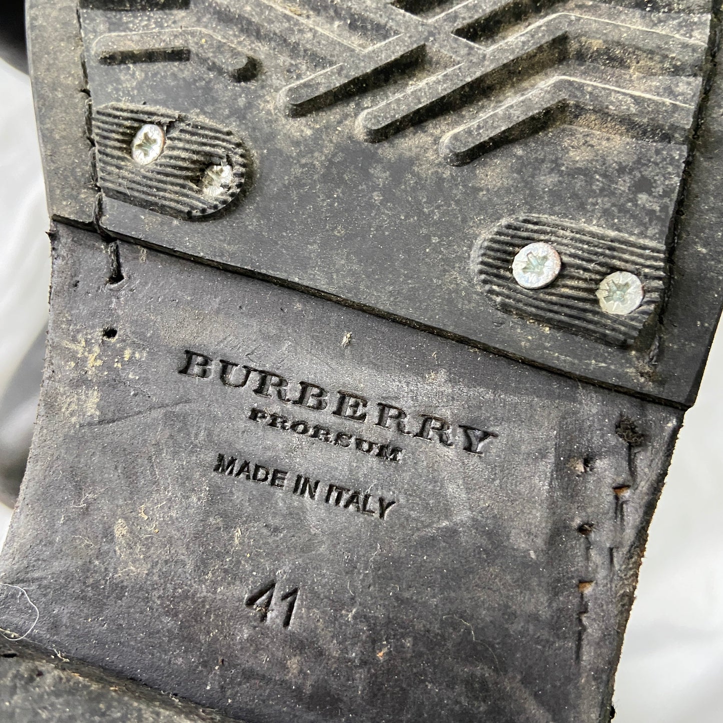 Burberry Prorsum aw10 shearling leather boots 41