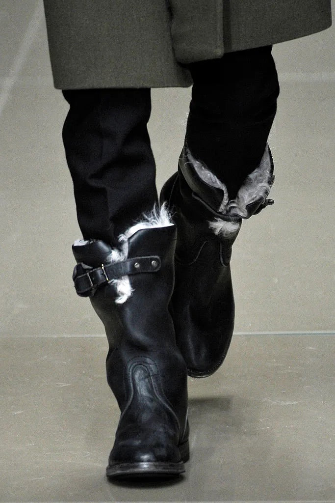 Burberry Prorsum aw10 shearling leather boots 41