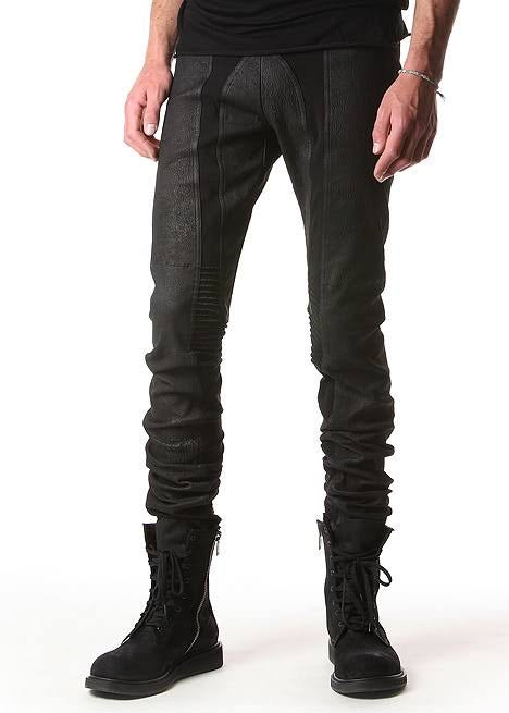 Rick owens blistered lamb leather leggings