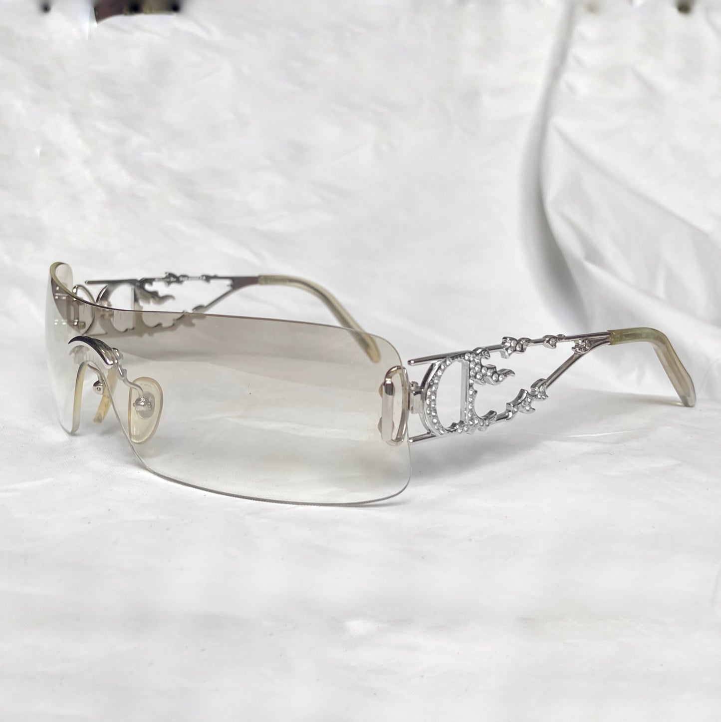 Dior Galliano Swarovski Crystals Fire Sunglasses