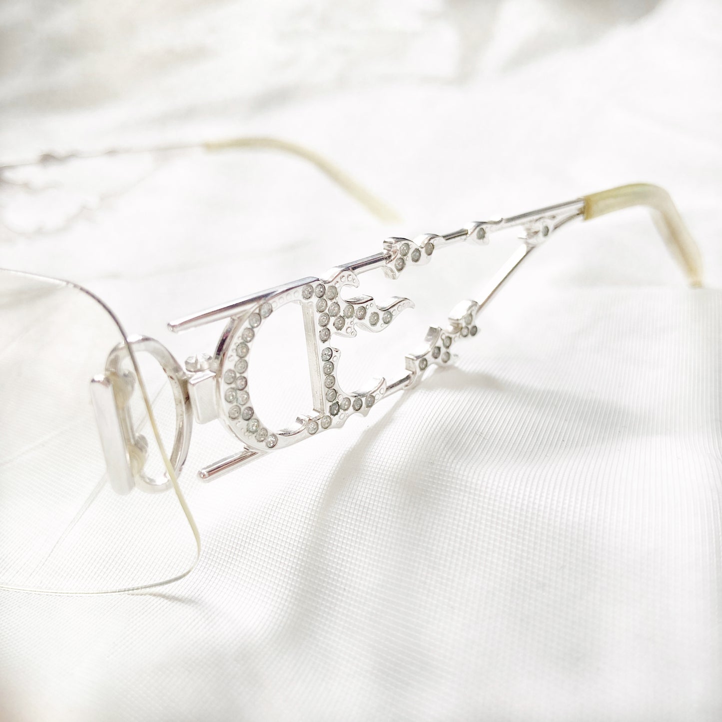 Dior Galliano Swarovski Crystals Fire Sunglasses