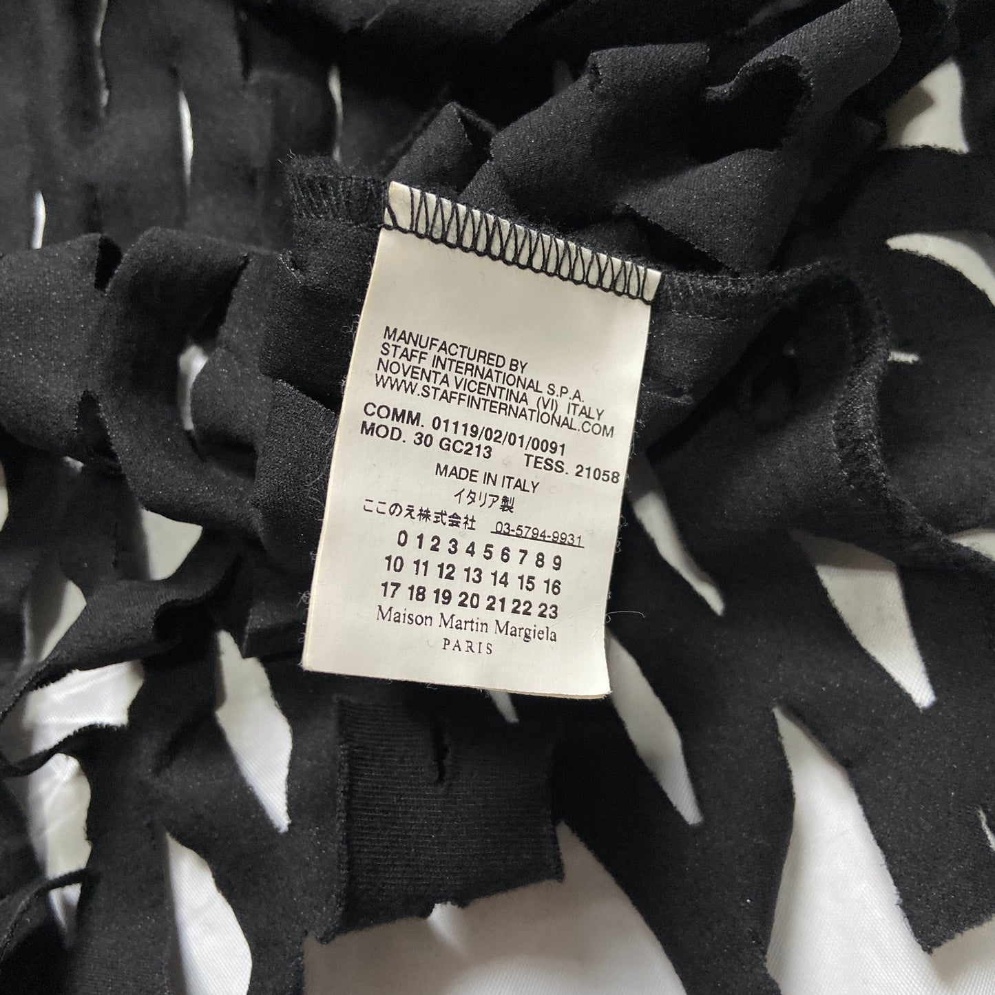 Maison Martin Margiela BWNT ss09 laser cut tank 48