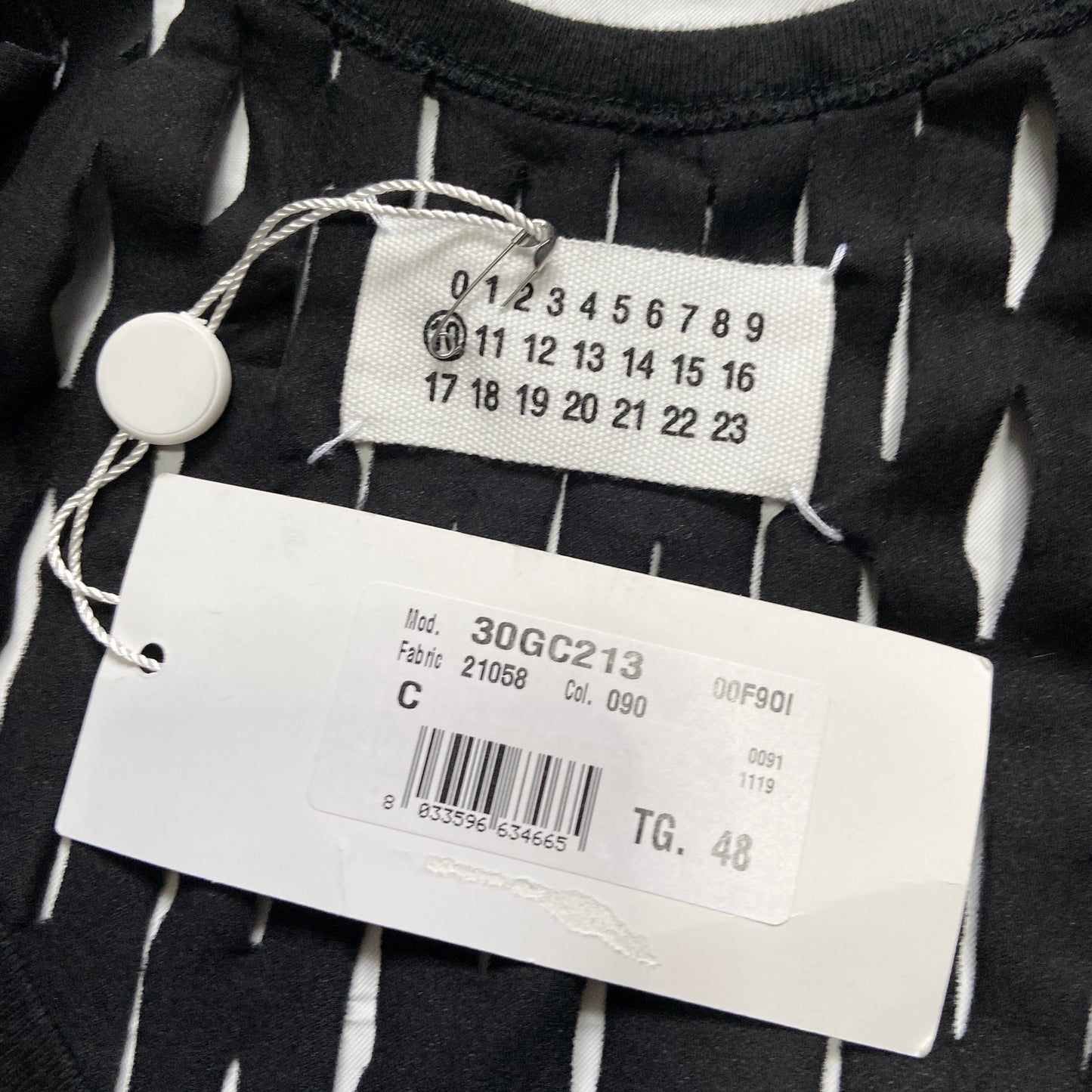 Maison Martin Margiela BWNT ss09 laser cut tank 48