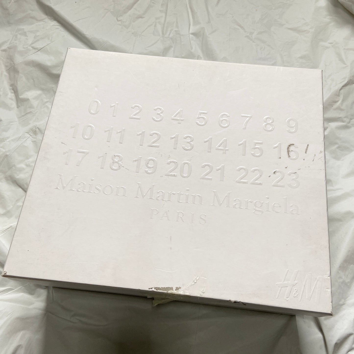 Maison Martin Margiela X H&M hand-painted boot 42