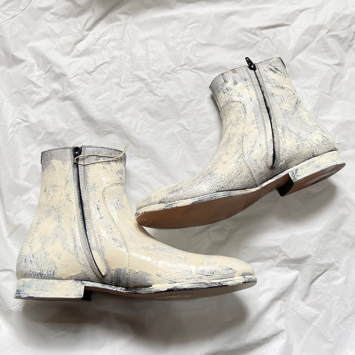 Maison Martin Margiela X H&M hand-painted boot 42