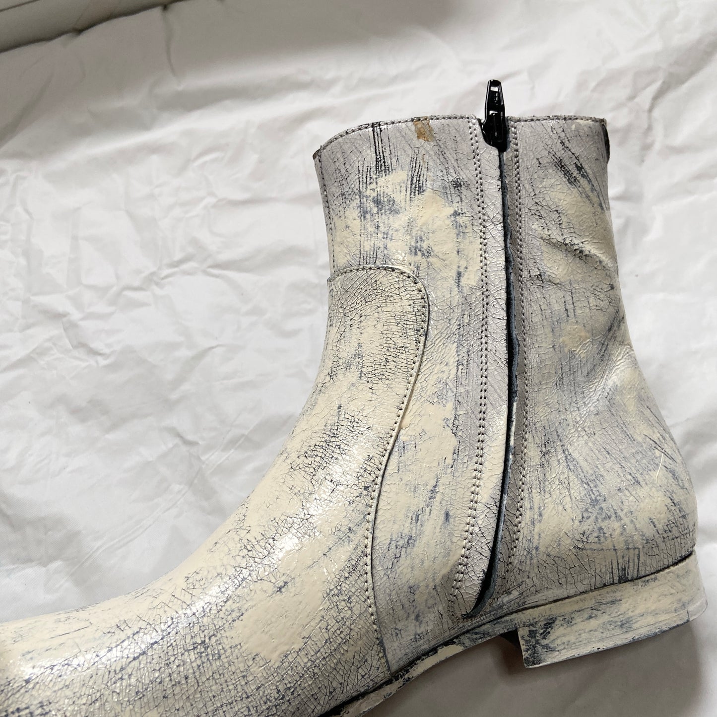 Maison Martin Margiela X H&M hand-painted boot 42
