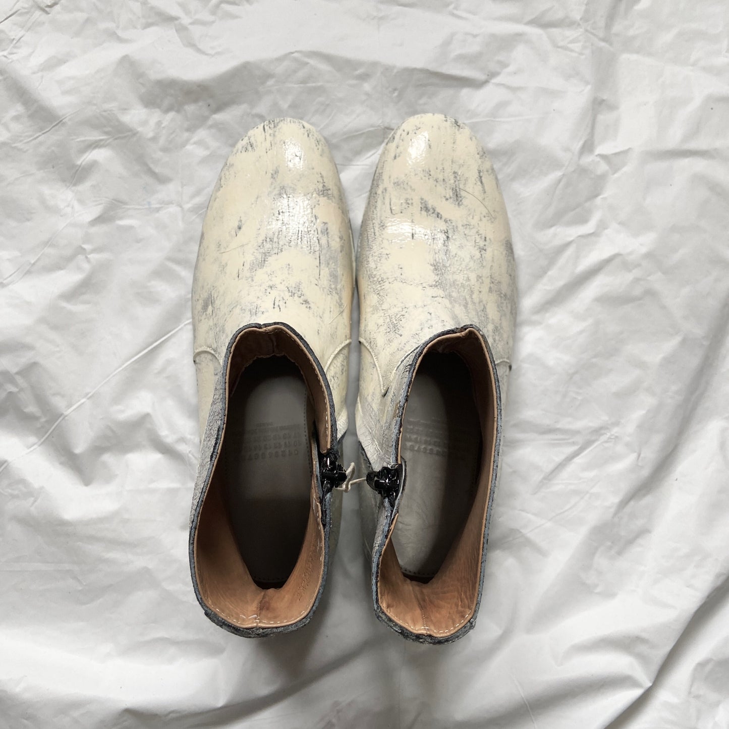 Maison Martin Margiela X H&M hand-painted boot 42