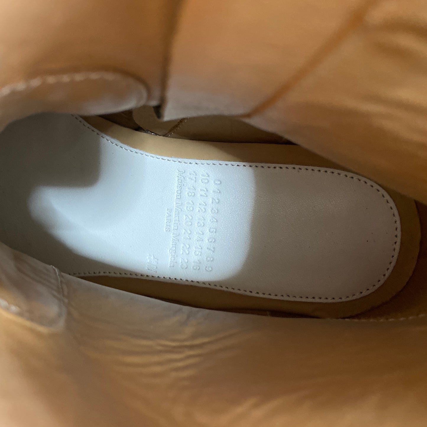 Maison Martin Margiela X H&M hand-painted boot 42