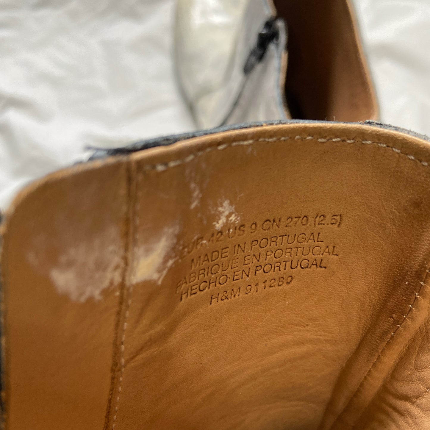 Maison Martin Margiela X H&M hand-painted boot 42