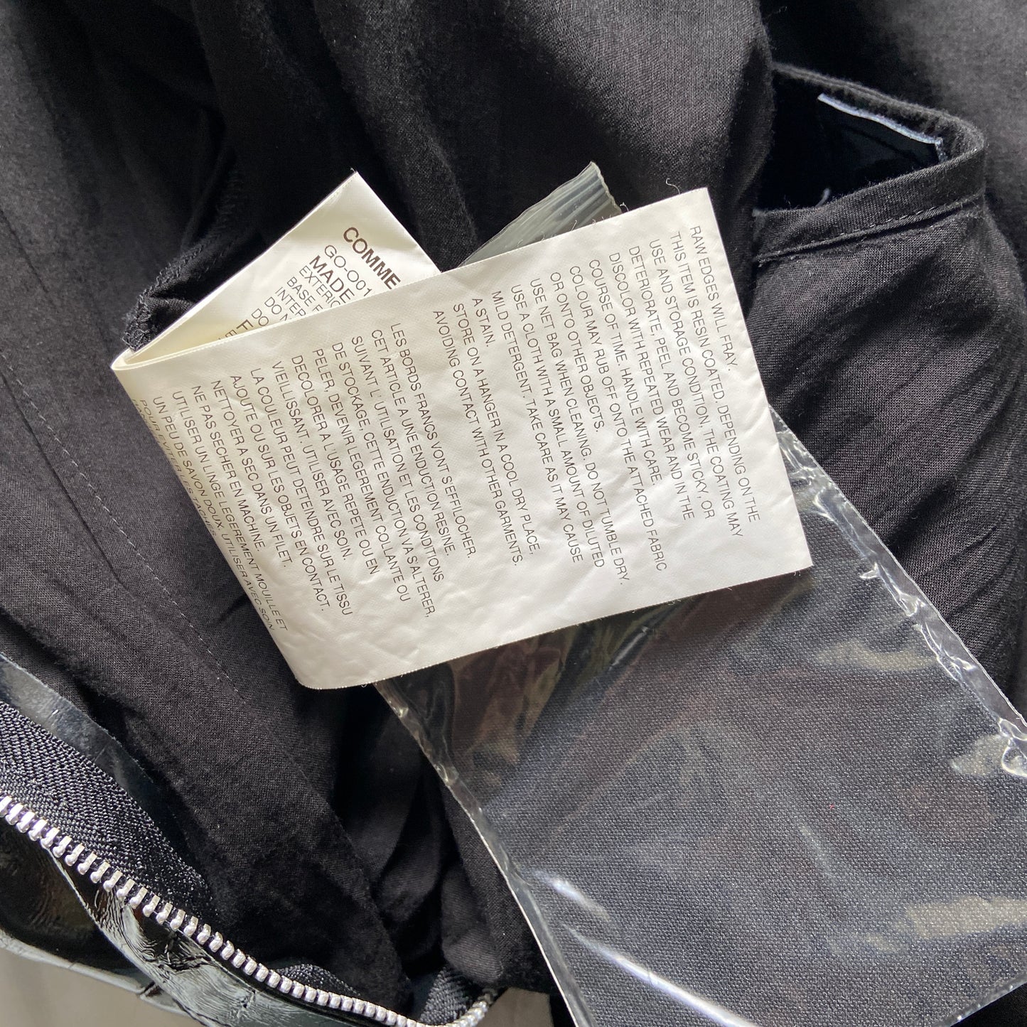 Comme des garçons ss15 pvc circle cut-out dress