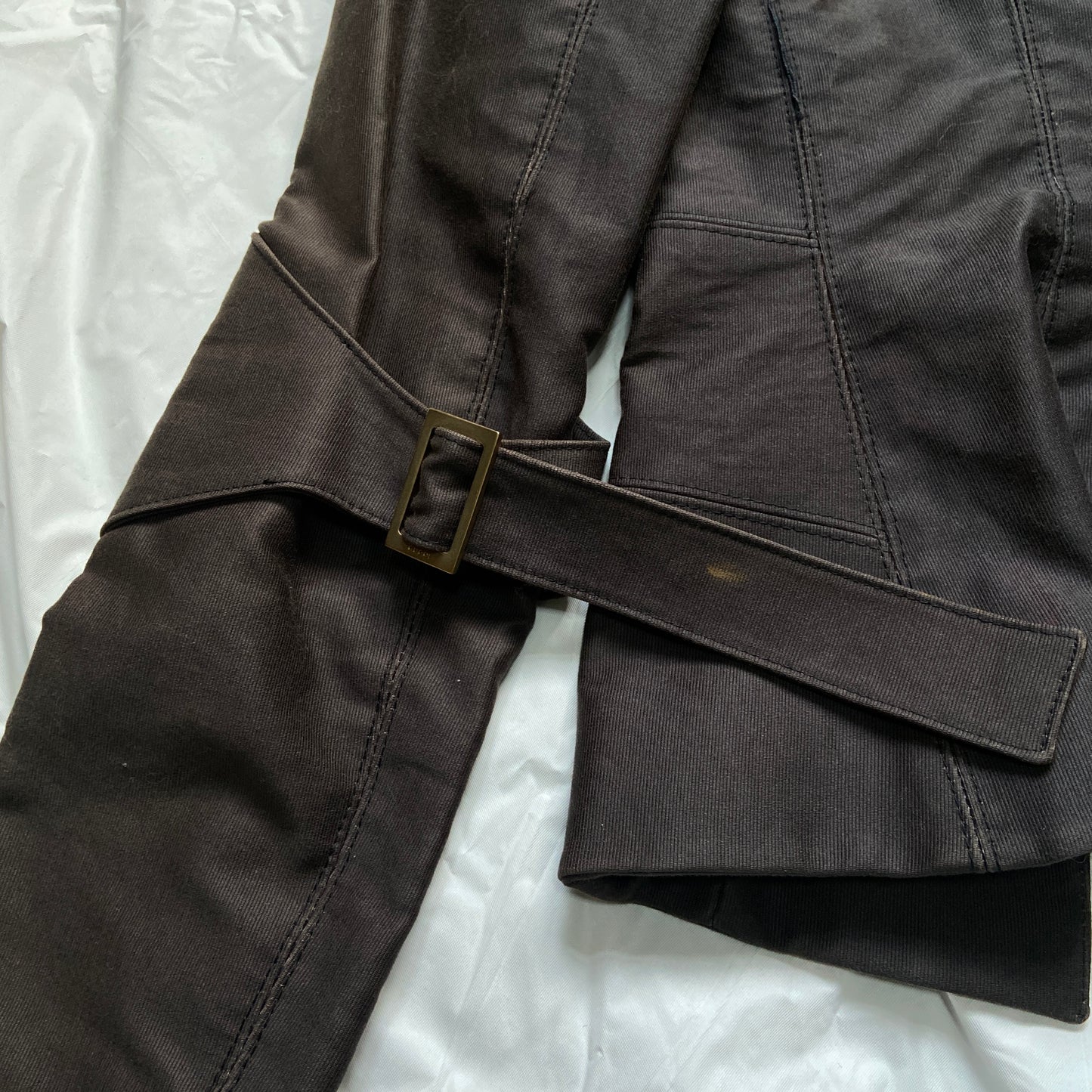 Gucci by Tom ford 2003 off shoulder corset bondage top 42