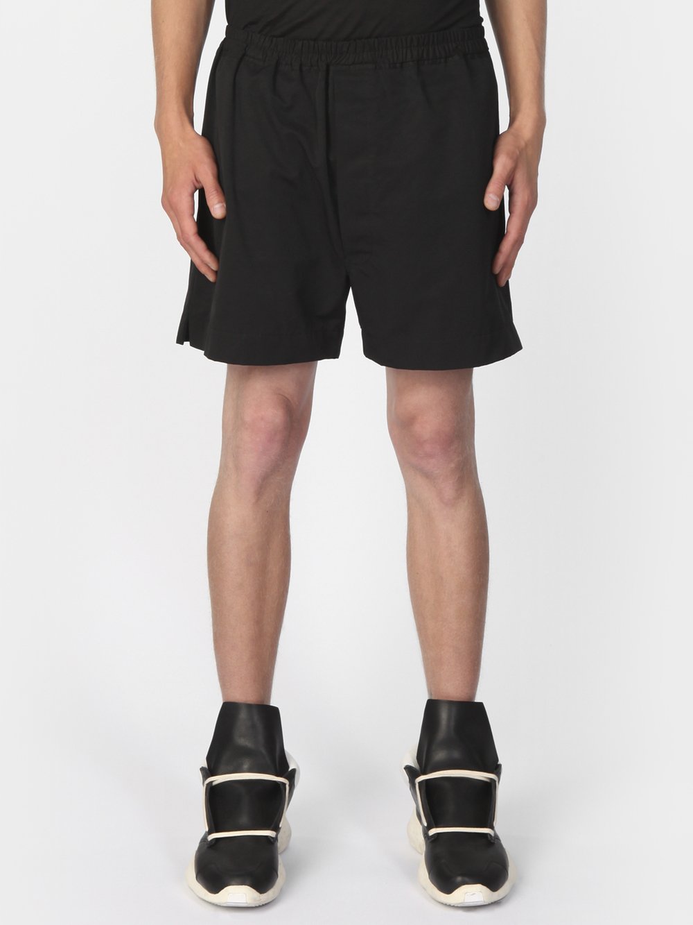 Rick owens black nylon shorts