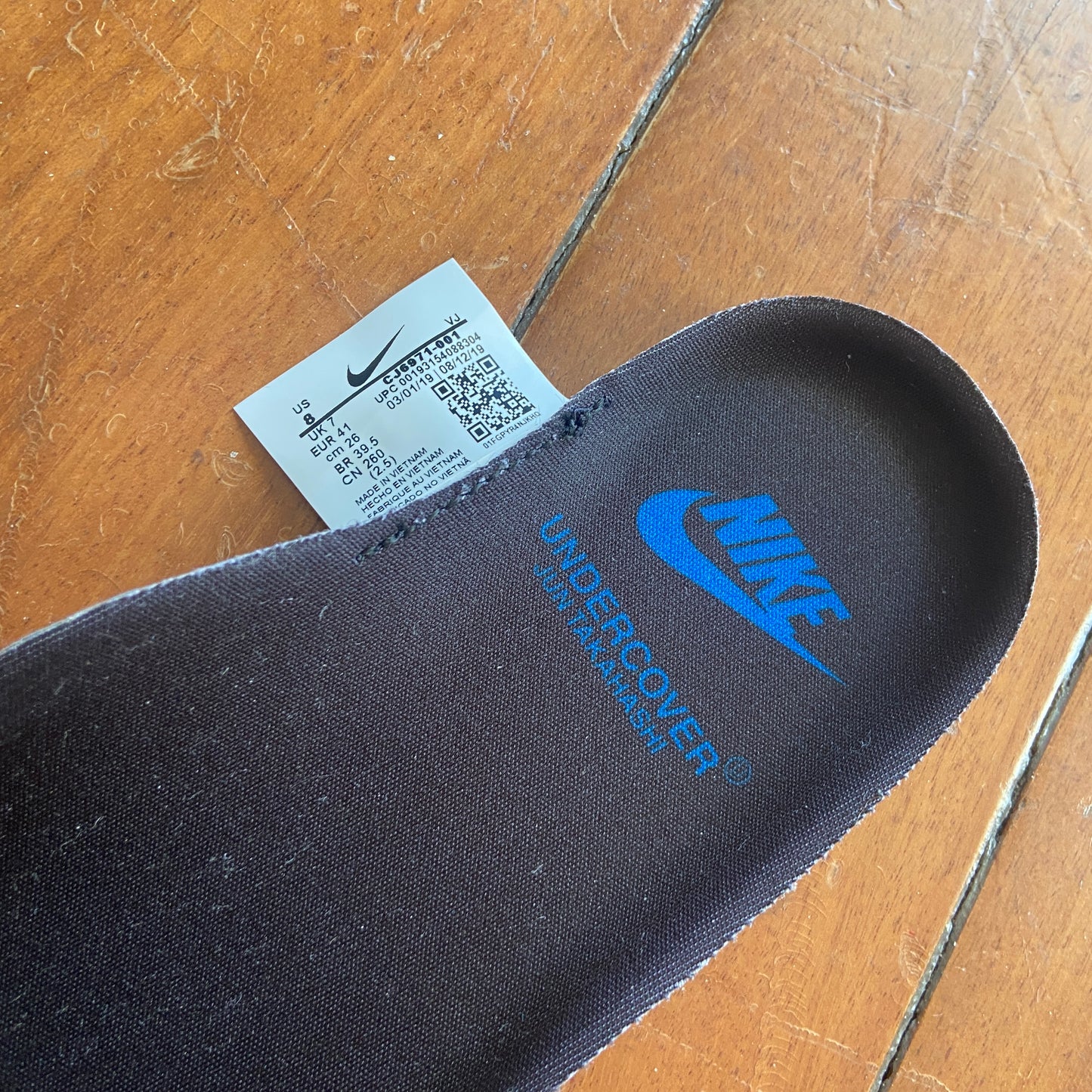 Undercover nike react boot black 41