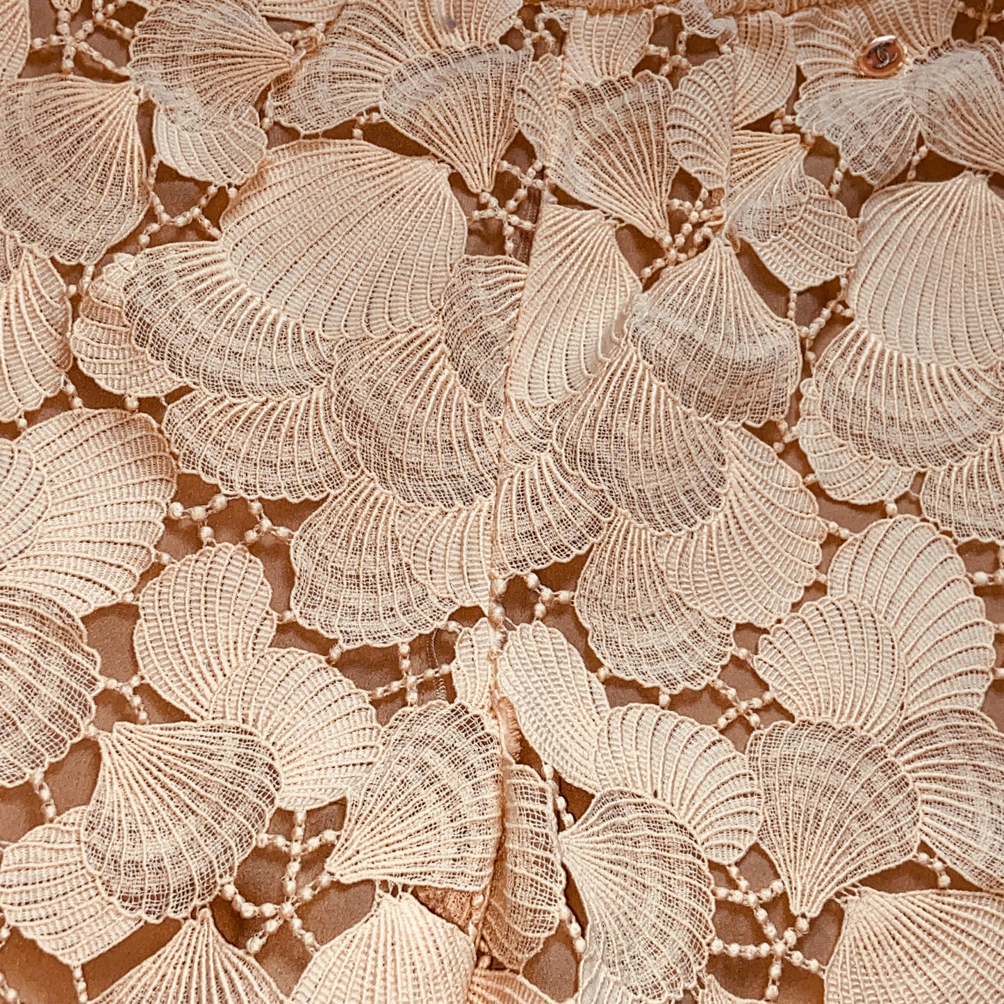 Chanel Karl seashell floral embroidery pink shorts 38