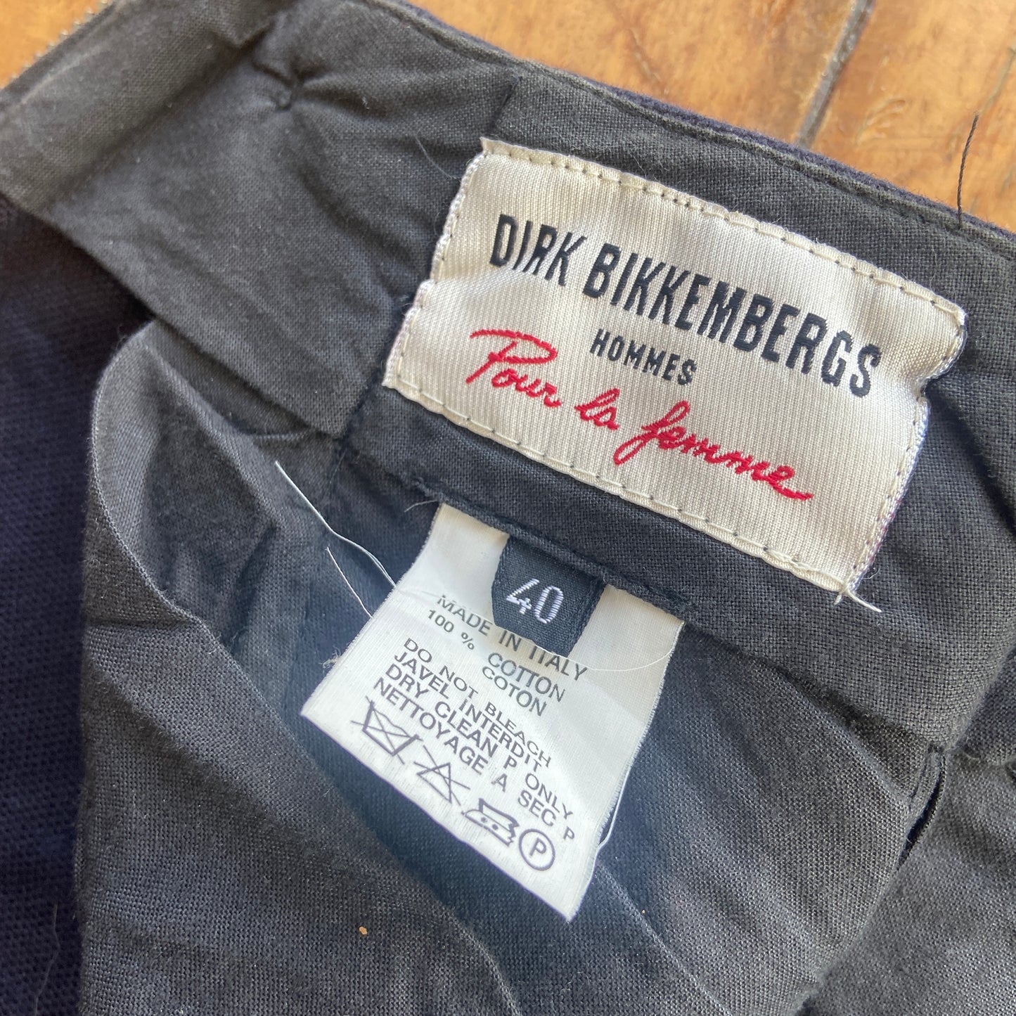 Dirk bikkembergs 90s washed jeans 40