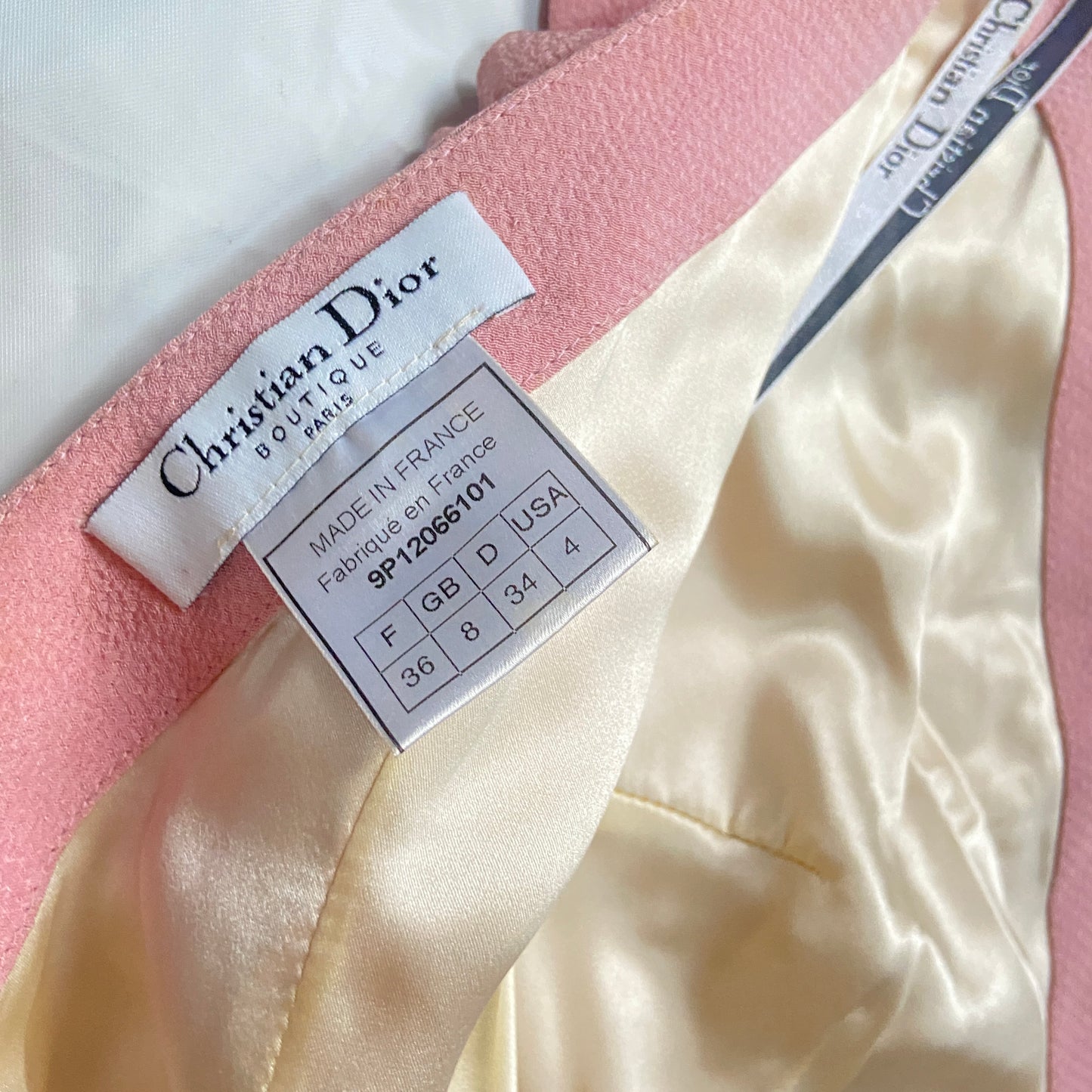 Christian dior Galliano ss99 plunging back pop pink dress